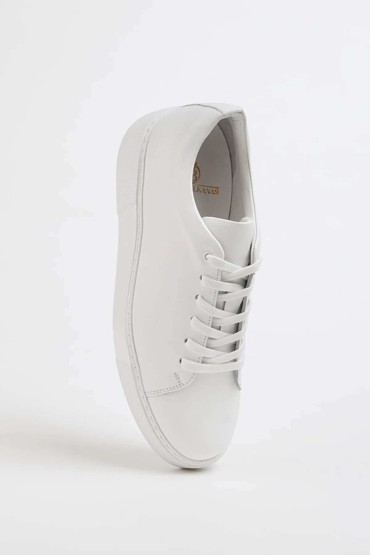 Arean Model Eva Taban Hakiki Deri Sneaker Ayakkabı - BEYAZ
