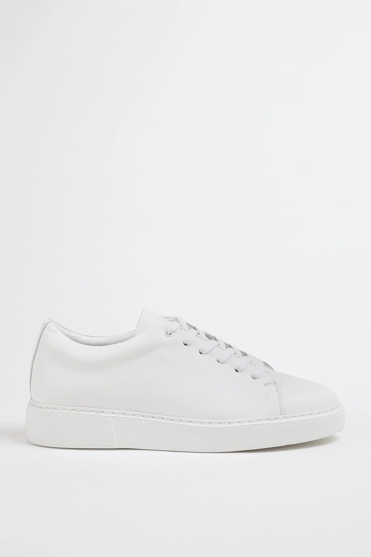 Arean Model Eva Taban Hakiki Deri Sneaker Ayakkabı - BEYAZ