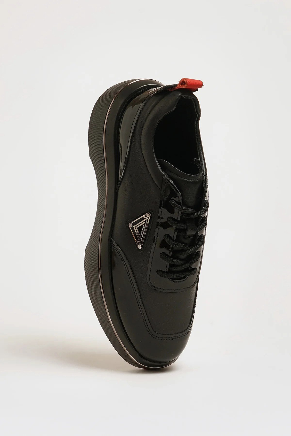 Armando Model Hakiki Kombinasyonlu Deri İthal Taban Sneaker Ayakkabı - SİYAH