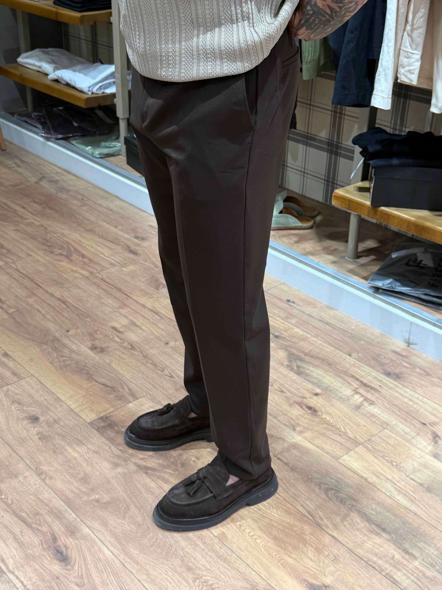 Kahve Premium Kumaş Pantolon