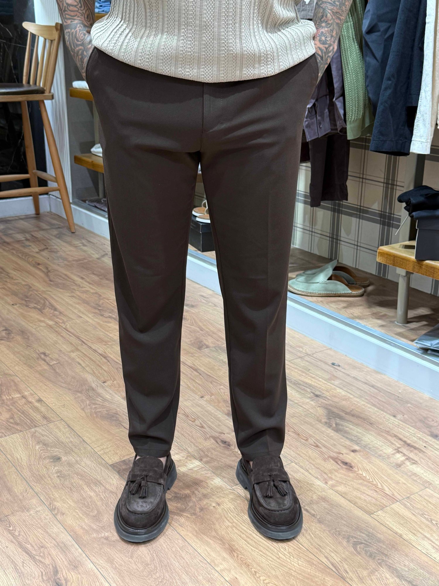 Kahve Premium Kumaş Pantolon