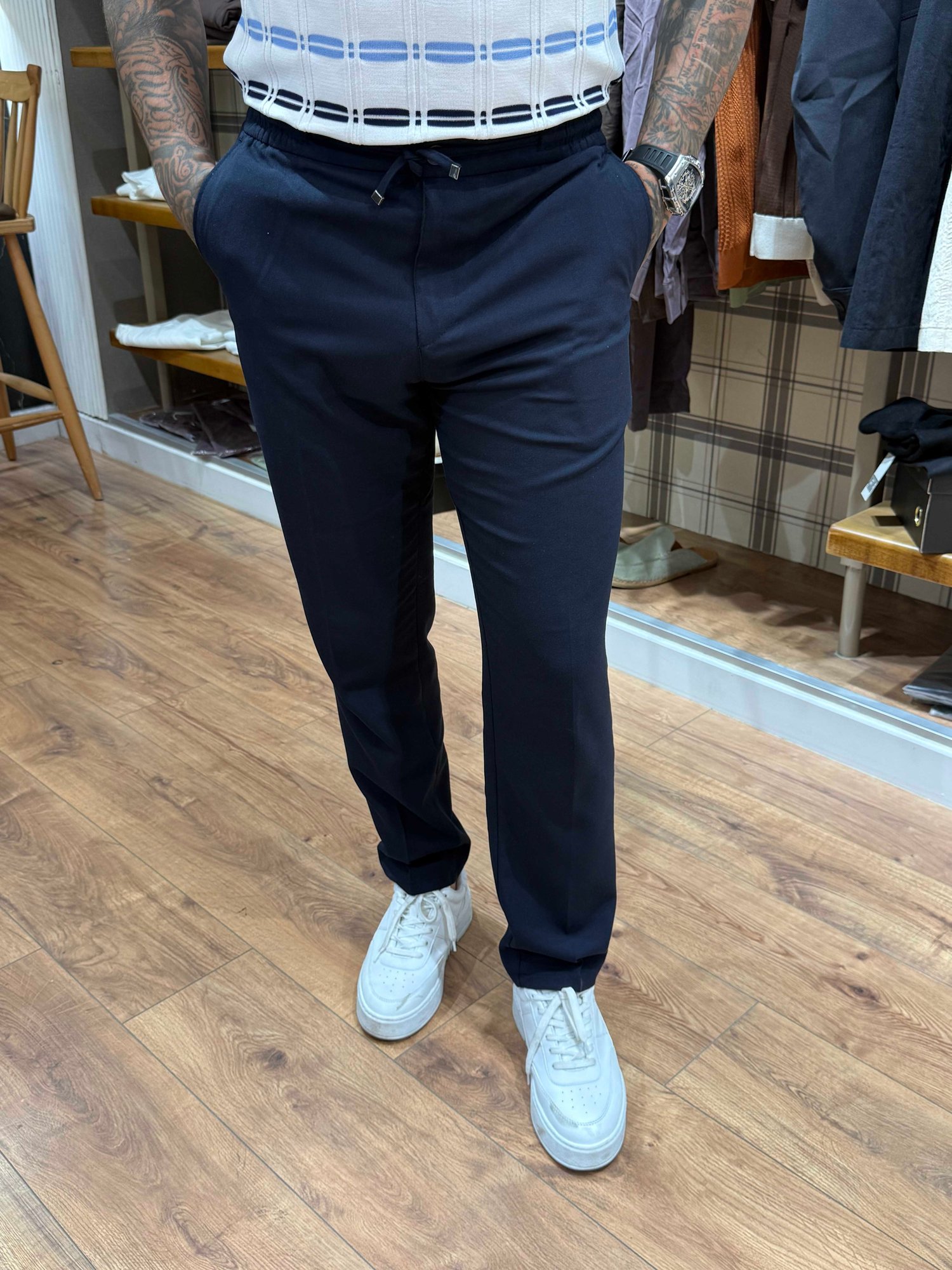 Lacivert Premium Jogger Pantolon