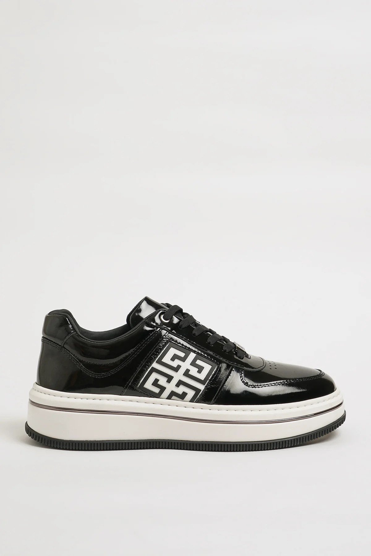Matias Model İthal Taban Hakiki Deri Sneaker Ayakkabı - SİYAH