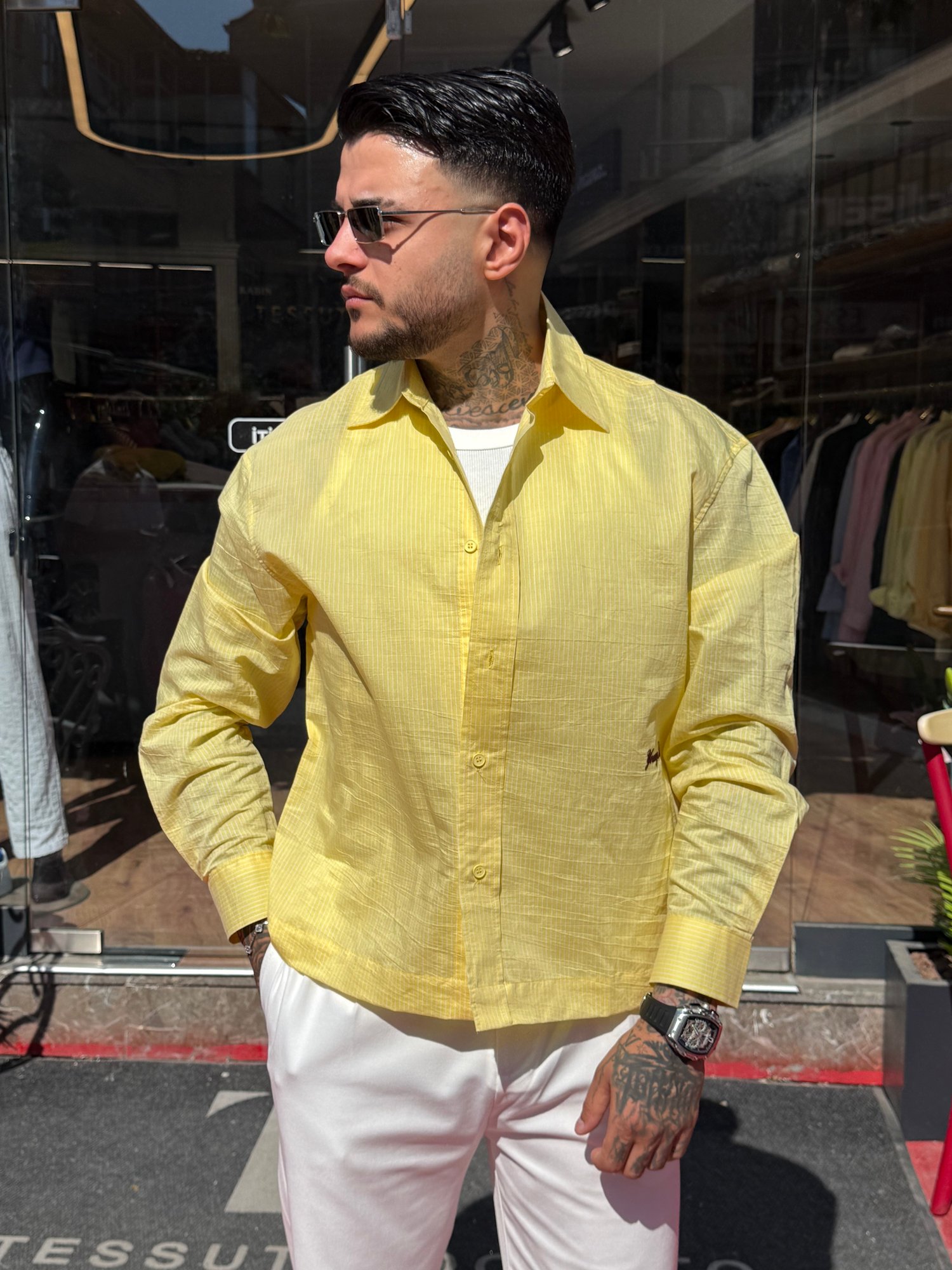 Milano Limon Sarısı Gömlek
