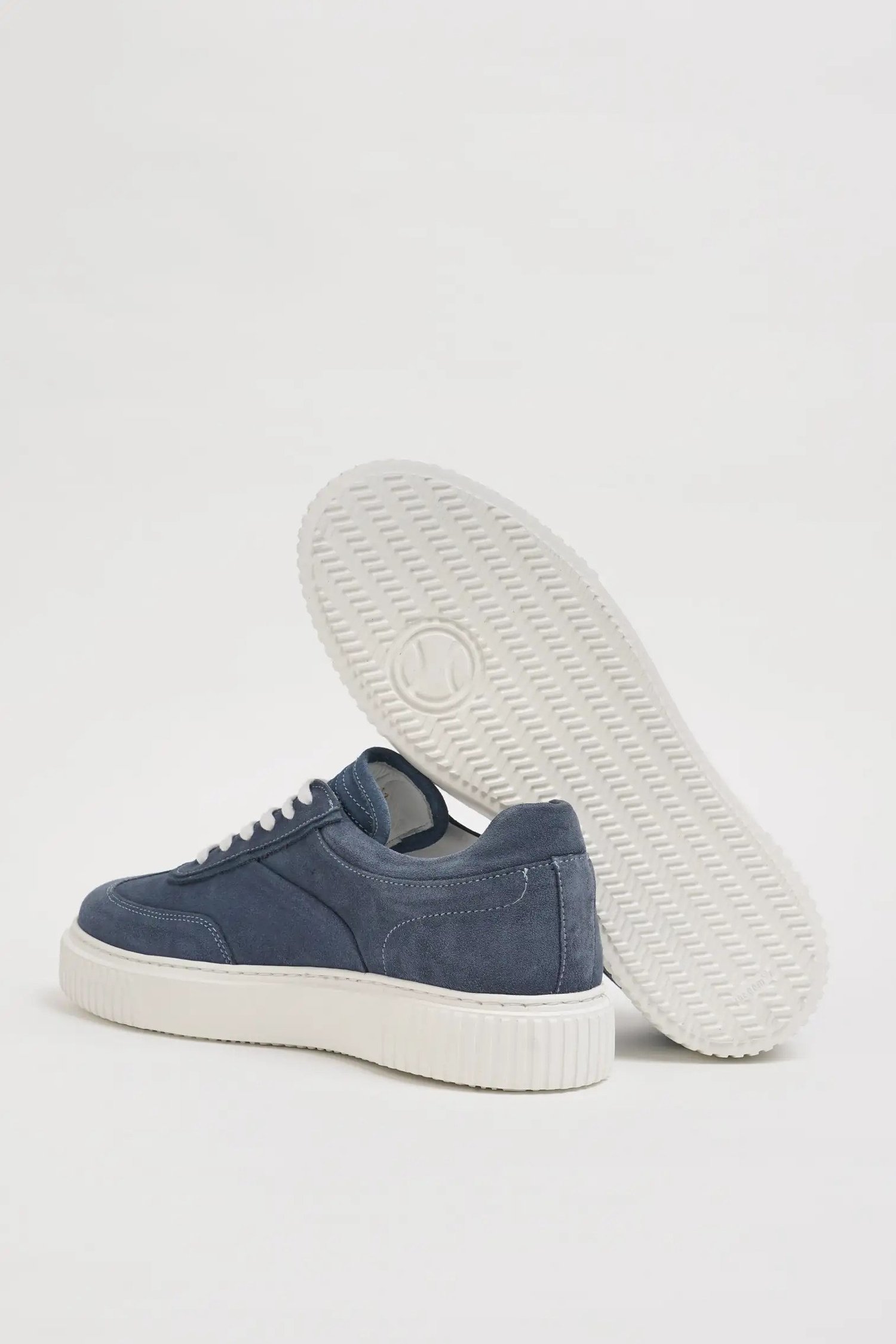 Ramus Model Kombinasyonlu Deri Eva Taban Sneaker Ayakkabı - MAVİ