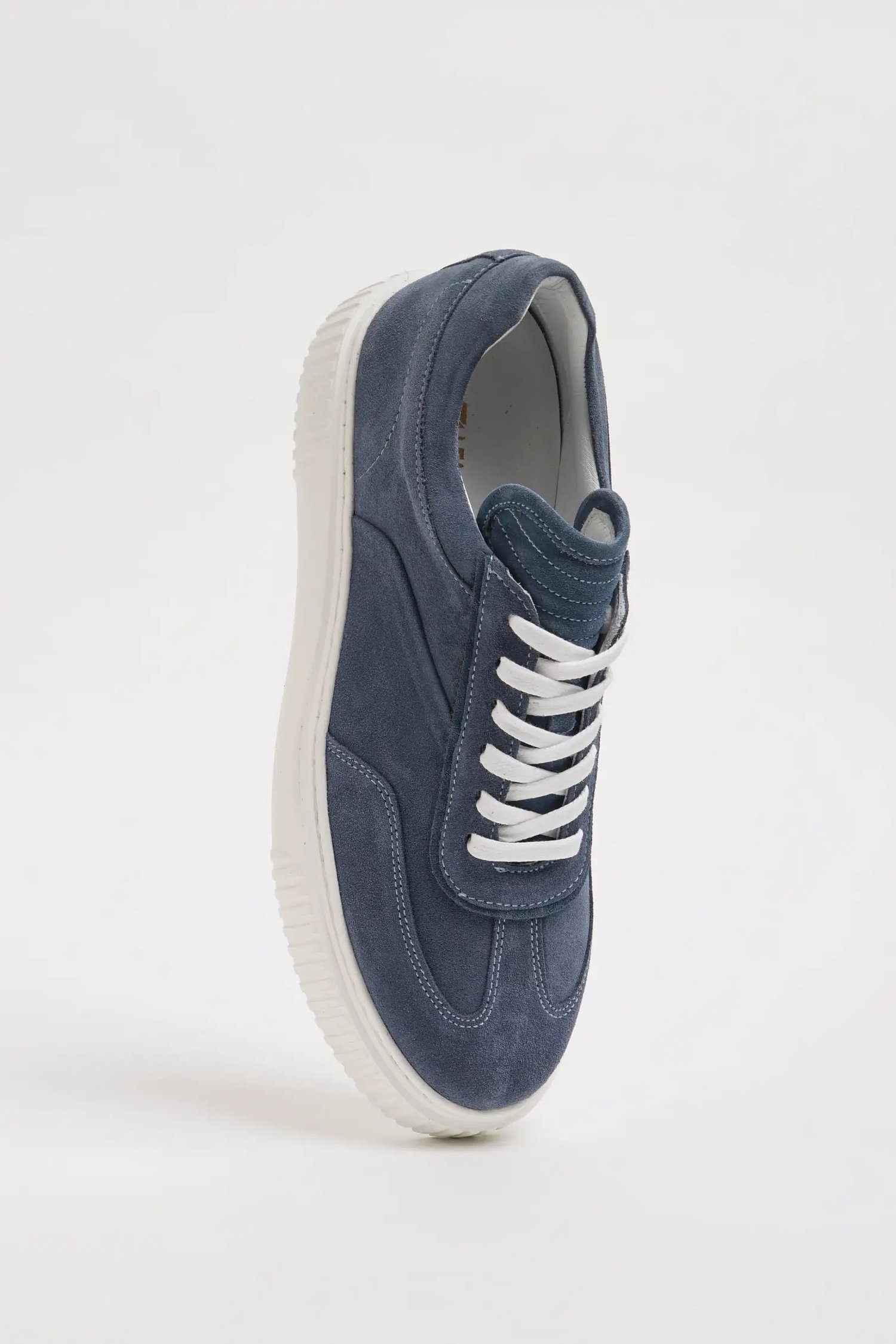 Ramus Model Kombinasyonlu Deri Eva Taban Sneaker Ayakkabı - MAVİ