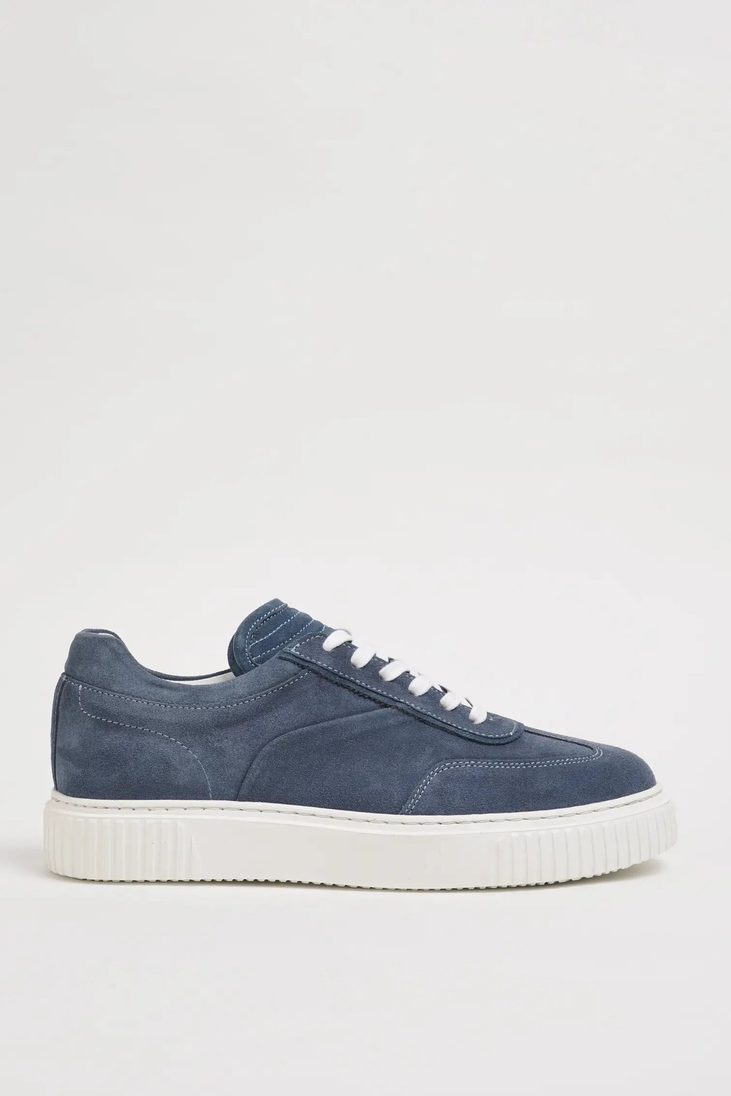 Ramus Model Kombinasyonlu Deri Eva Taban Sneaker Ayakkabı - MAVİ