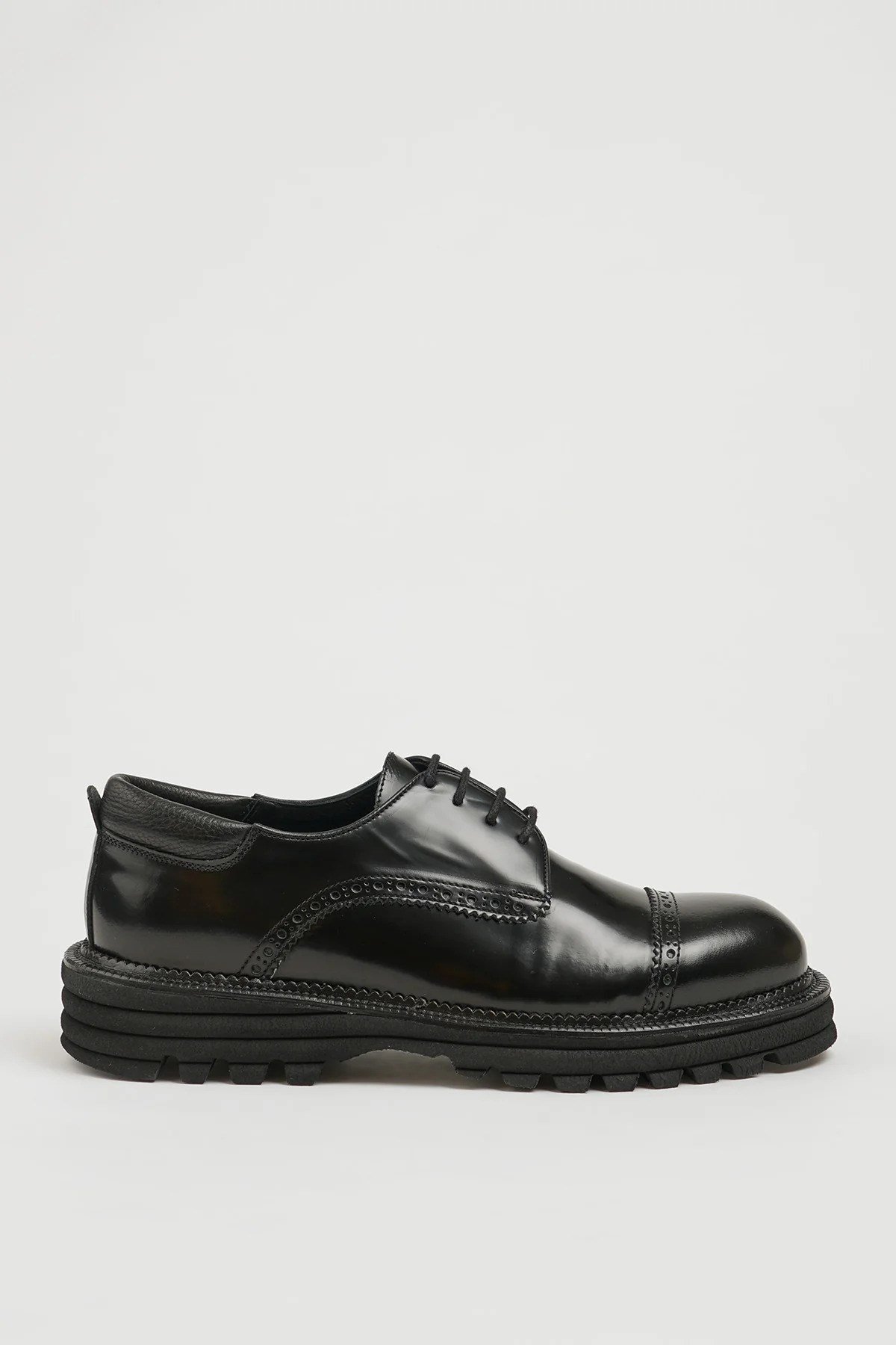 Richard Model Hakiki Hakiki Açma Deri Eva Taban Casual Ayakkabı - SİYAH