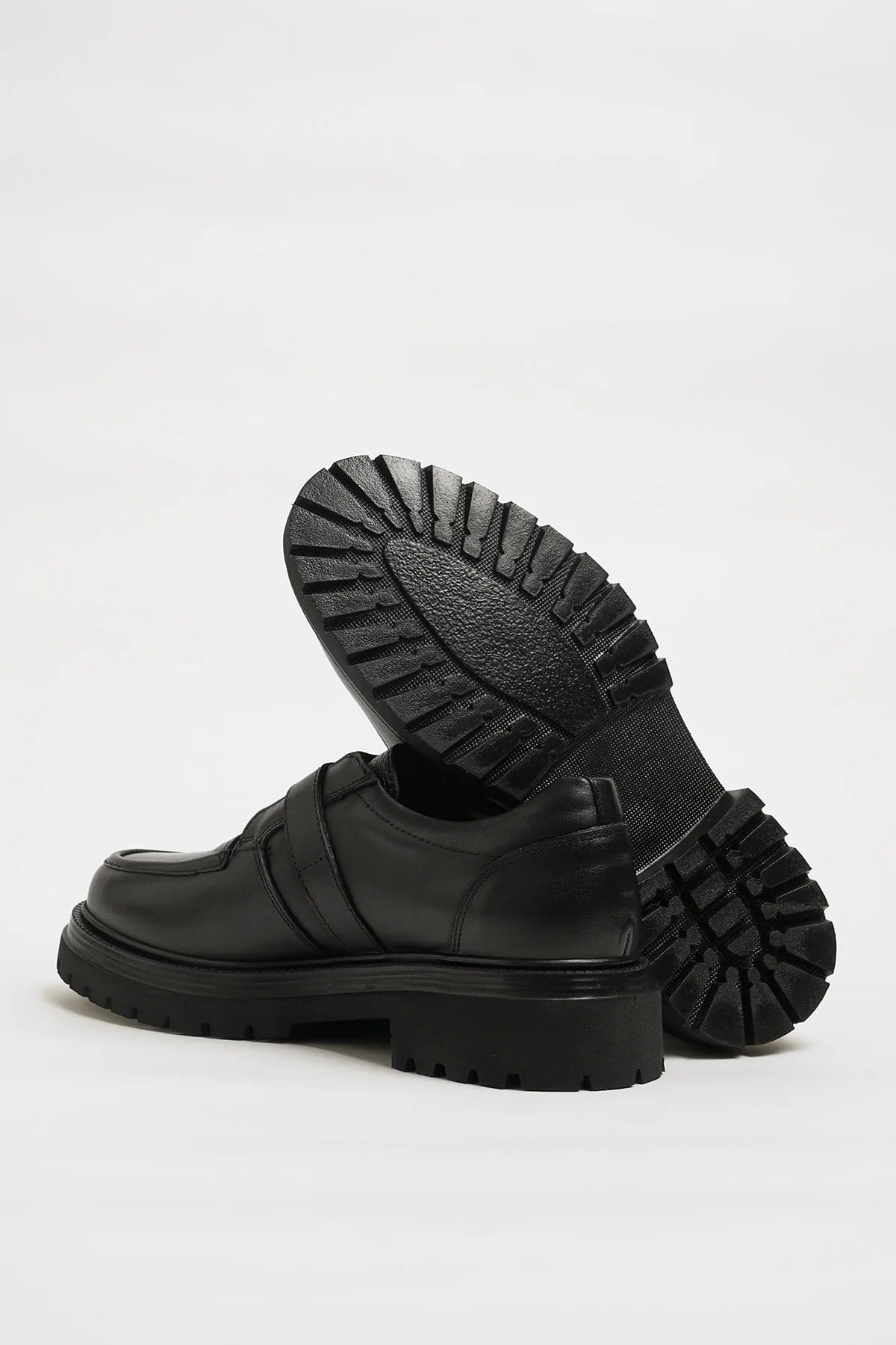 Saturn Model Hakiki Kombinasyonlu Deri İthal Taban Sneaker Ayakkabı - BEYAZ