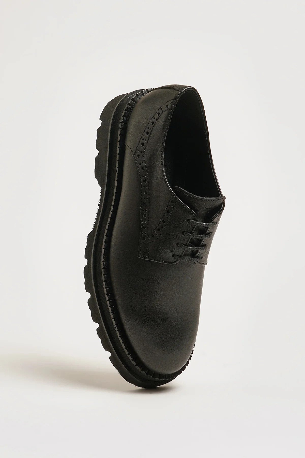 Scott Model Hakiki Natural Deri Eva Taban Casual Ayakkabı - SİYAH