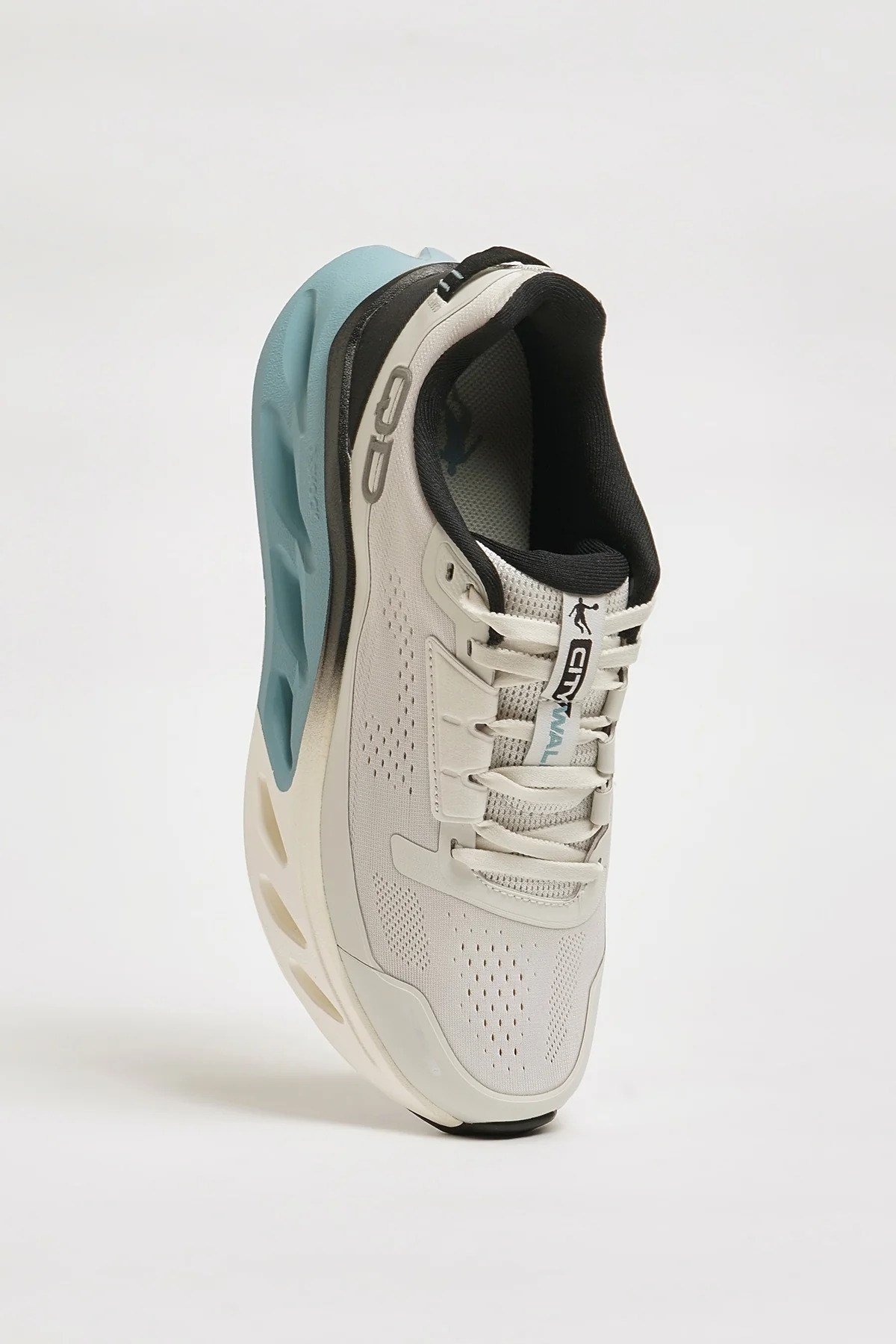 Step Model Hakiki Triko Kumaş İthal Taban Sneaker Ayakkabı - GRİ