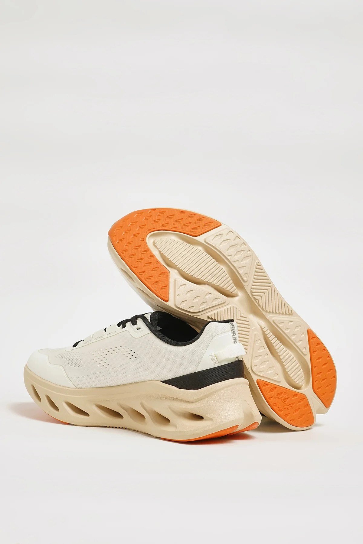 Step Model Hakiki Triko Kumaş İthal Taban Sneaker Ayakkabı - BEYAZ