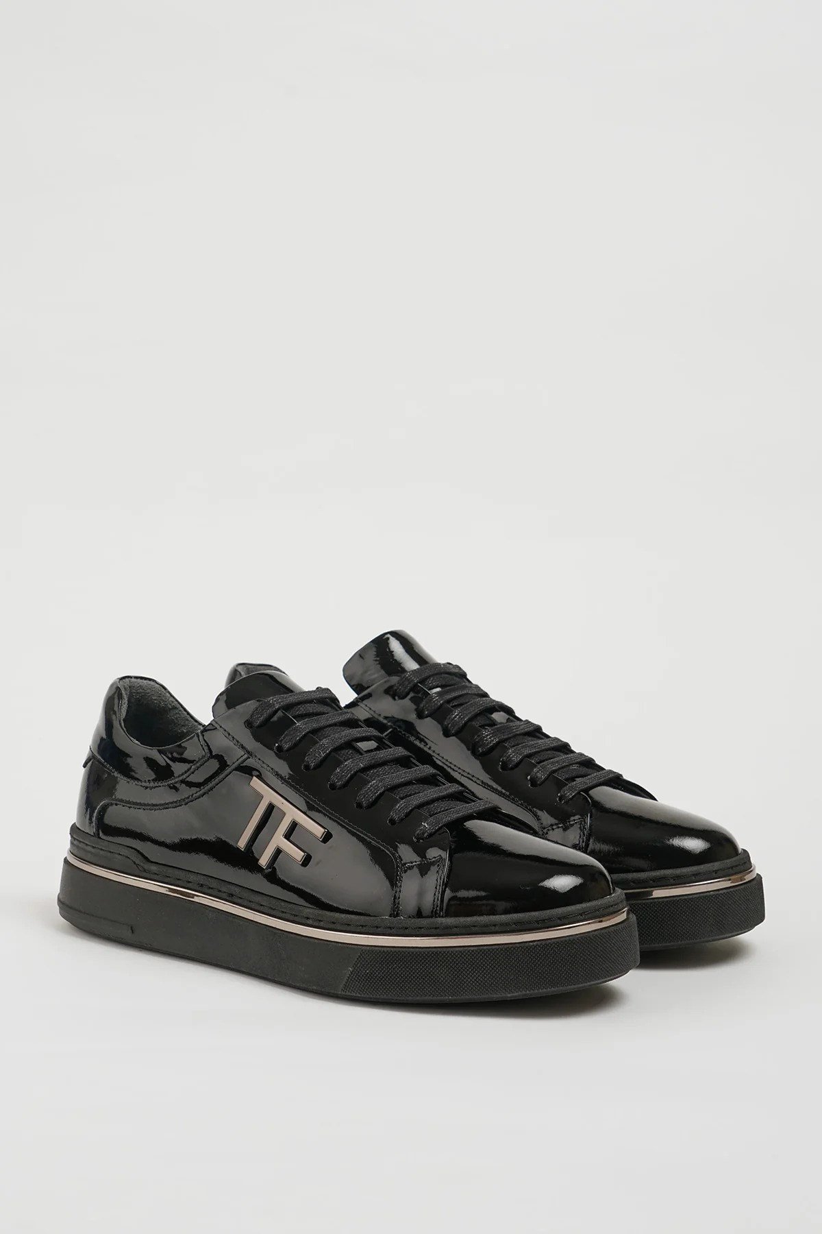 Titanik Model Hakiki Natural Deri İthal Taban Sneaker Ayakkabı - SİYAH