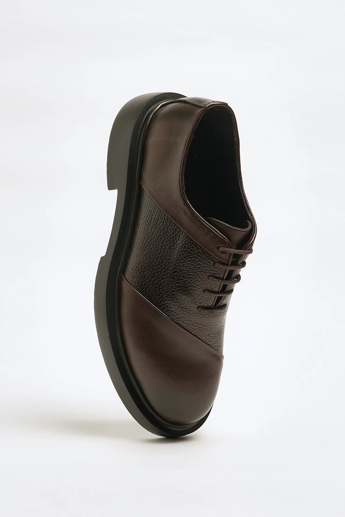 Westburn Model Hakiki Natural Floater Deri Eva Taban Casual Ayakkabı - KAHVERENGİ