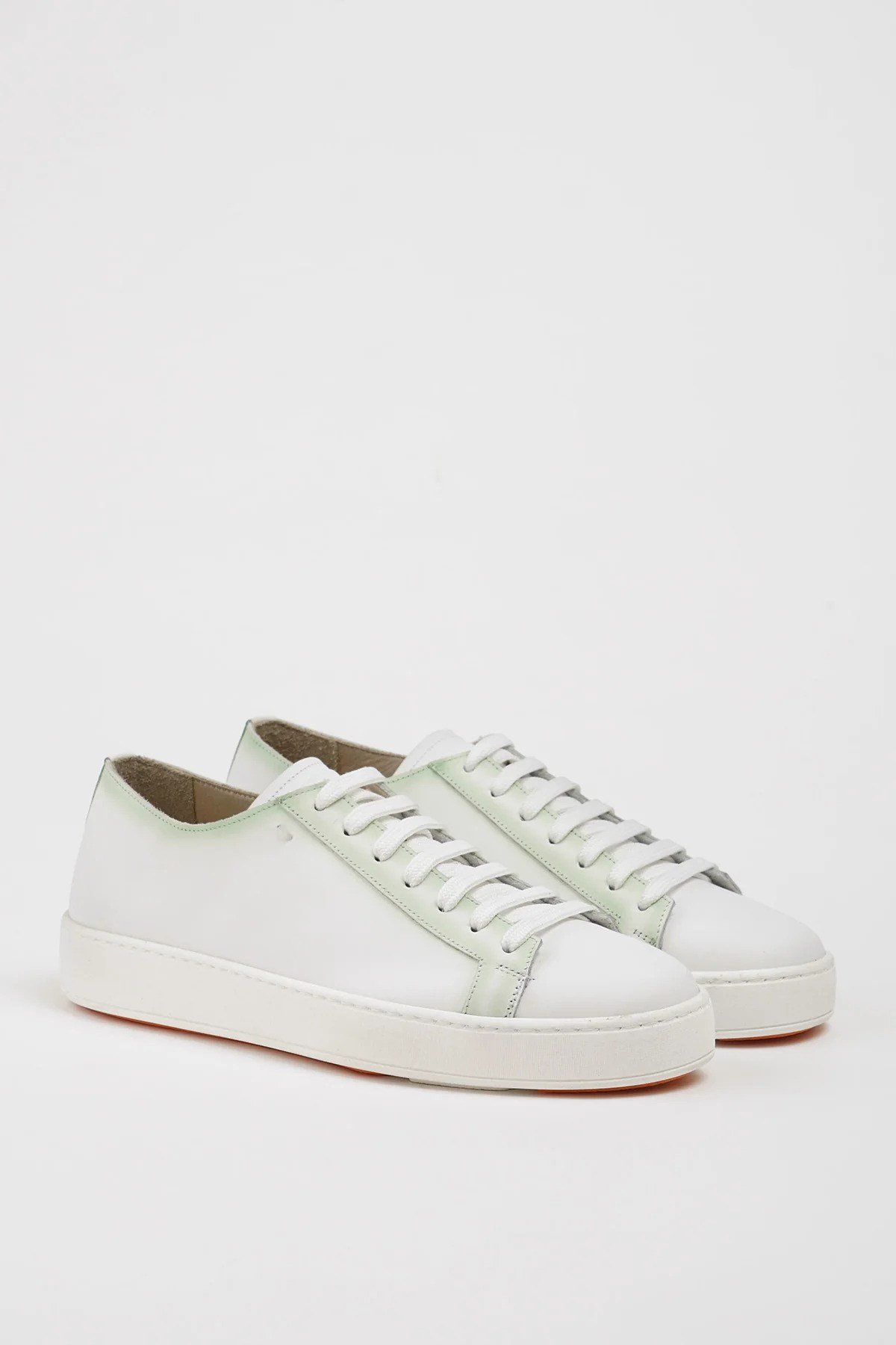 Zuma Model Hakiki Natural Deri Eva Taban Sneaker Ayakkabı - BEYAZ