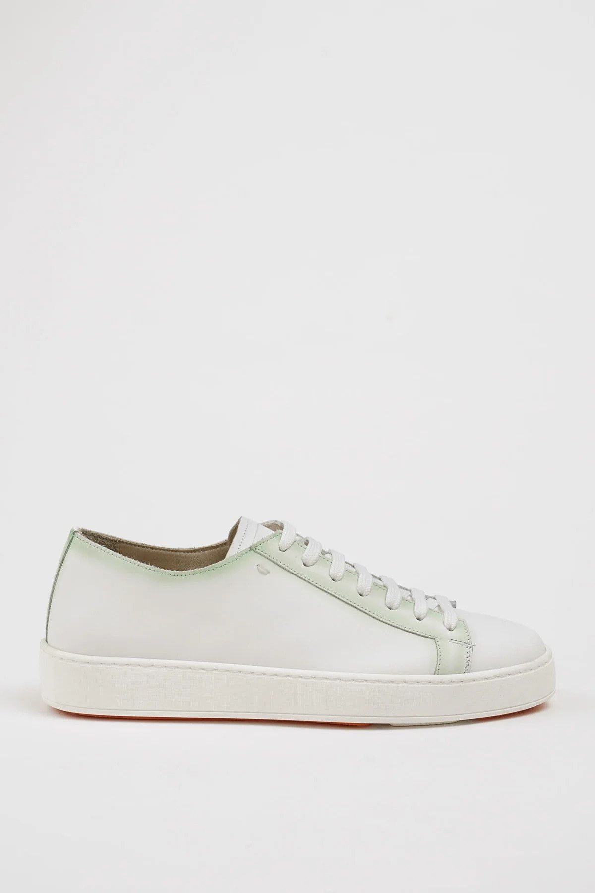 Zuma Model Hakiki Natural Deri Eva Taban Sneaker Ayakkabı - BEYAZ