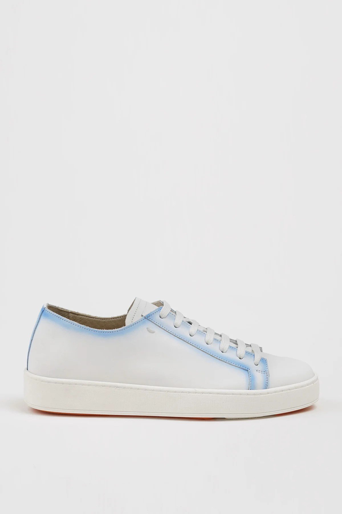 Zuma V2 Model Hakiki Natural Deri Eva Taban Sneaker Ayakkabı - BEYAZ