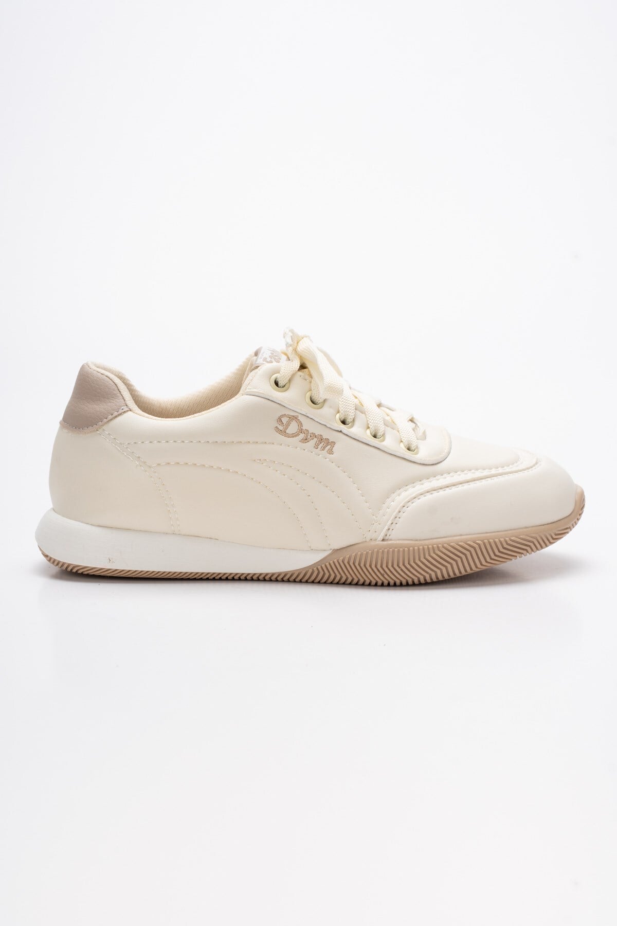 Kadın Ekru Günlük Rahat Yürüyüş Ayakkabısı
