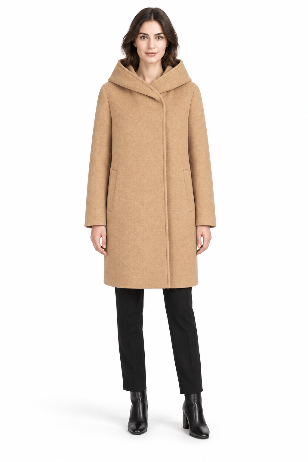 KAPÜŞONLU CAMEL KABAN