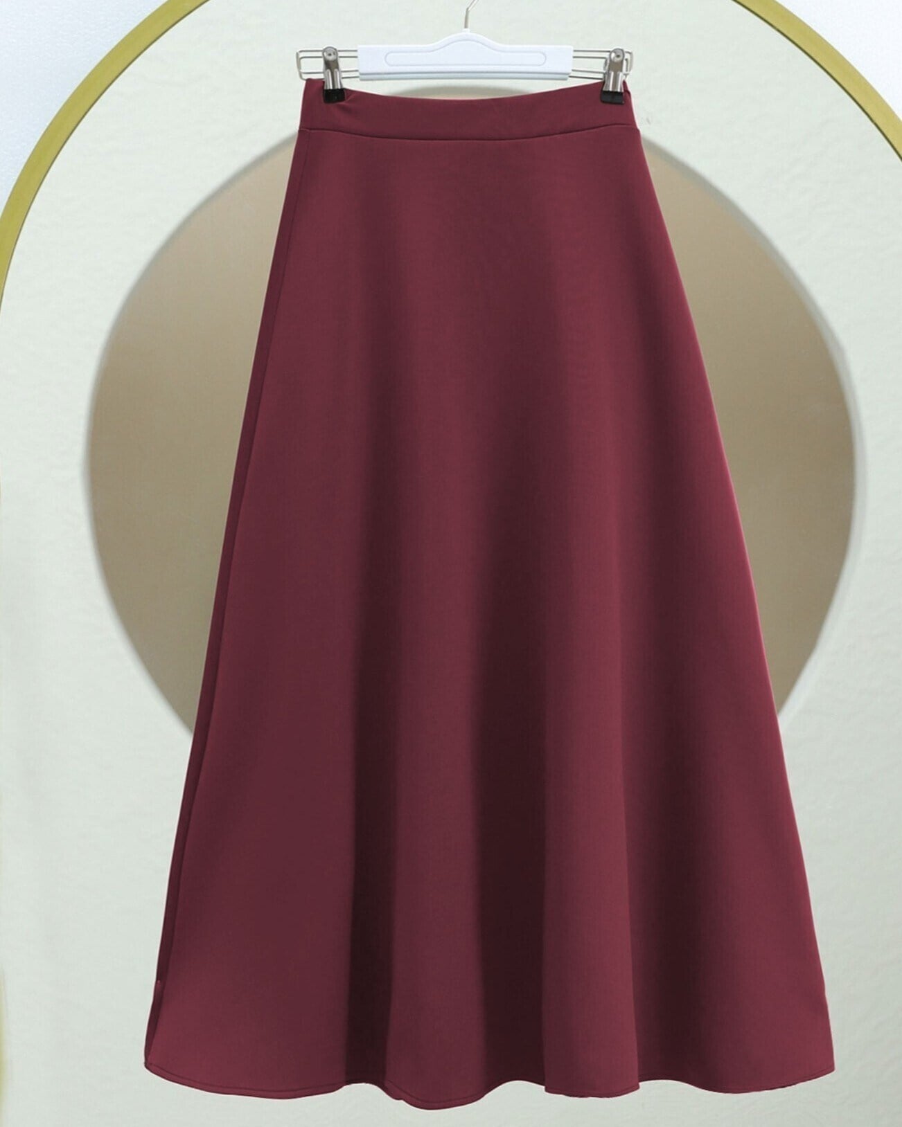 Bol Kiloş Sukuba Puf Etek    -Bordo