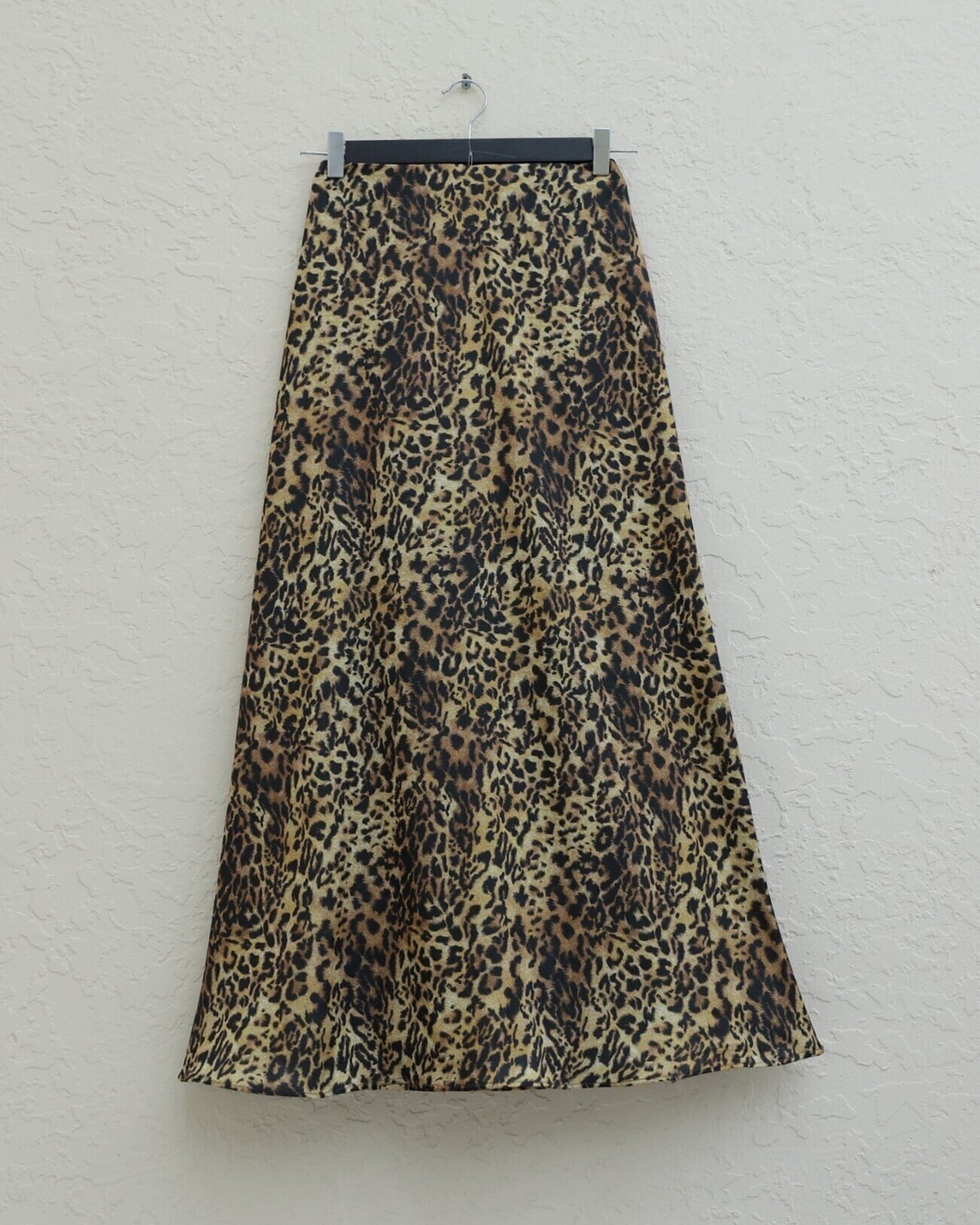 Leopar Desen Kloş Etek -Leopar