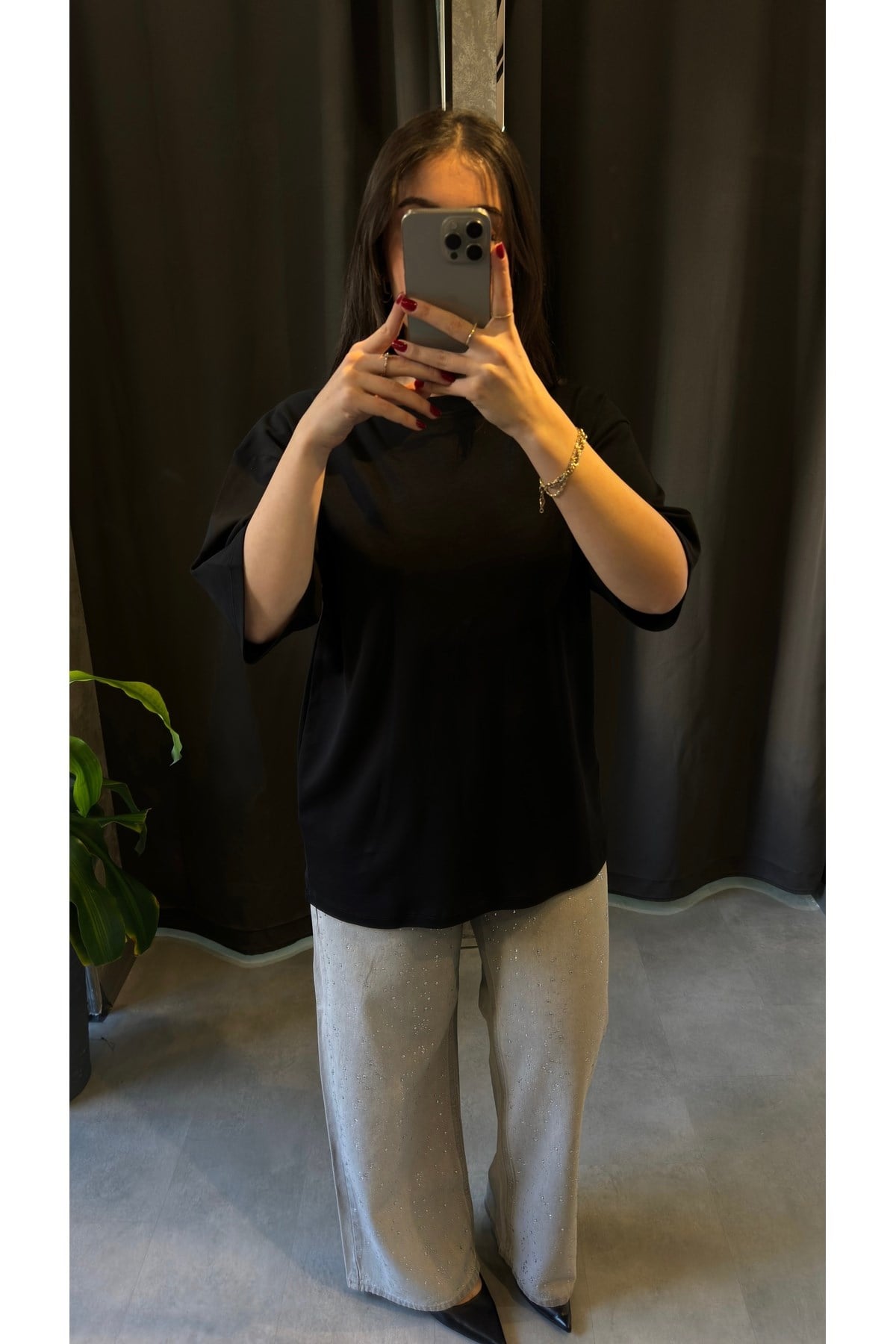 Bisiklet Yaka Basic Tshirt