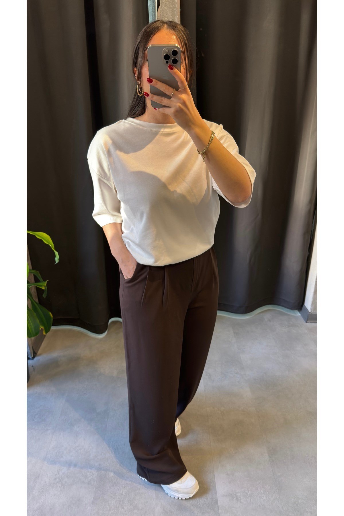 Bisiklet Yaka Basic Tshirt