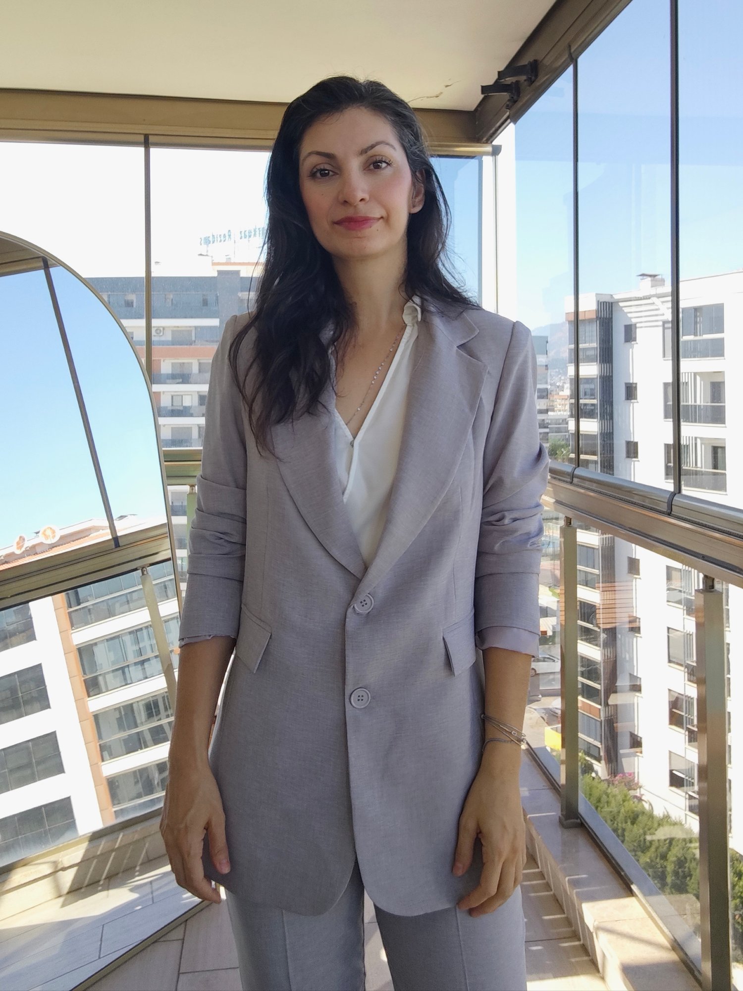  Blazer Ceket Gri