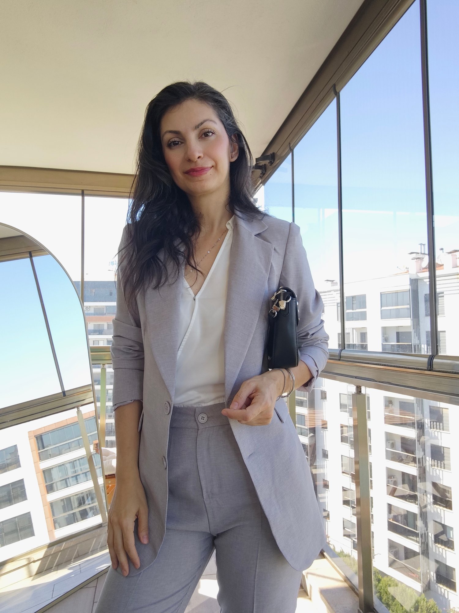  Blazer Ceket Gri