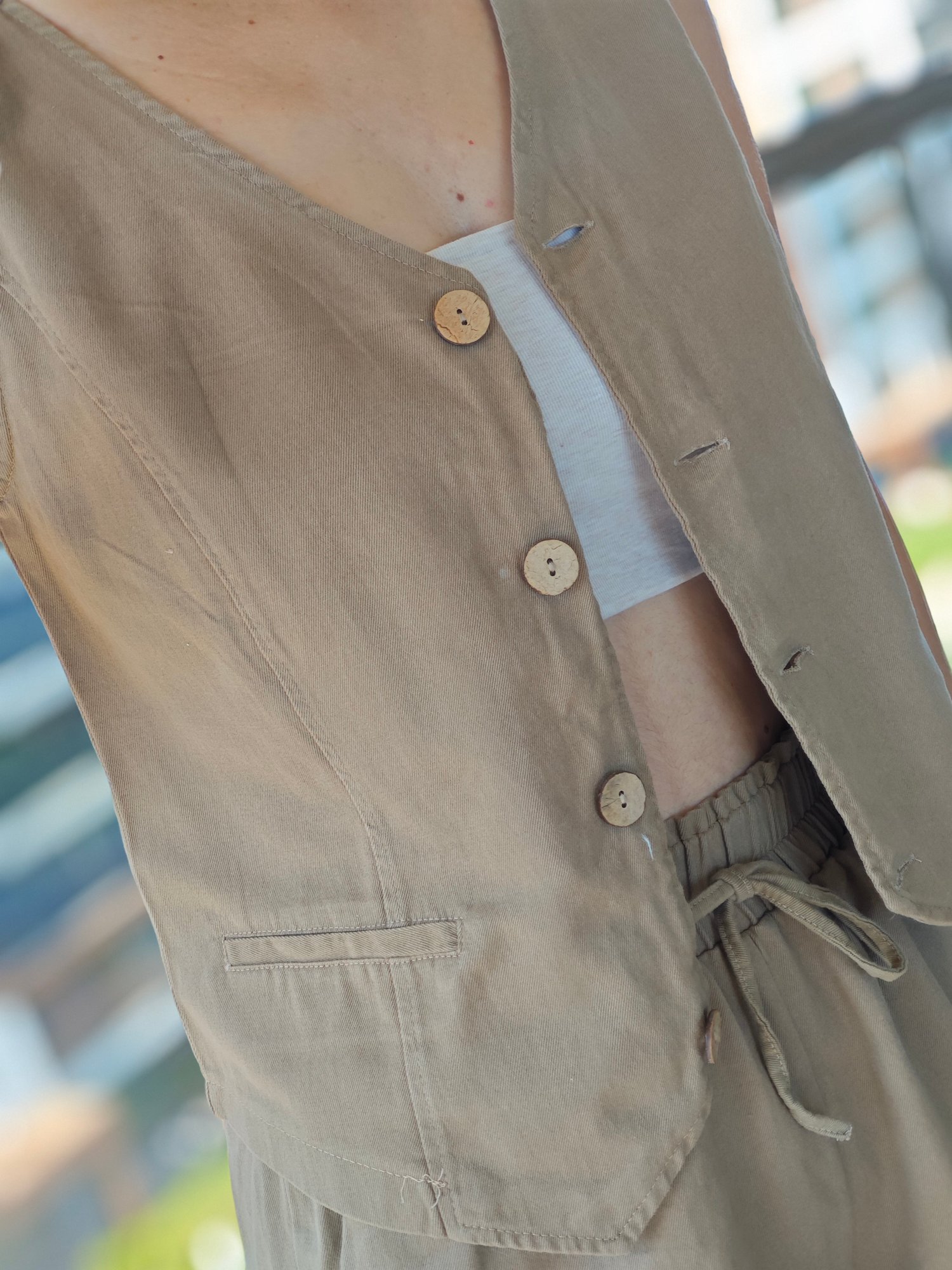COTTON YELEK CAMEL