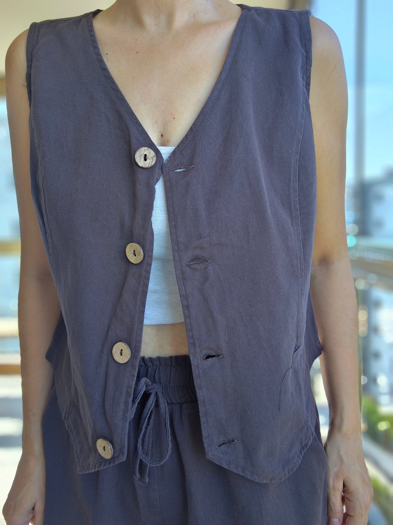COTTON YELEK KAHVE