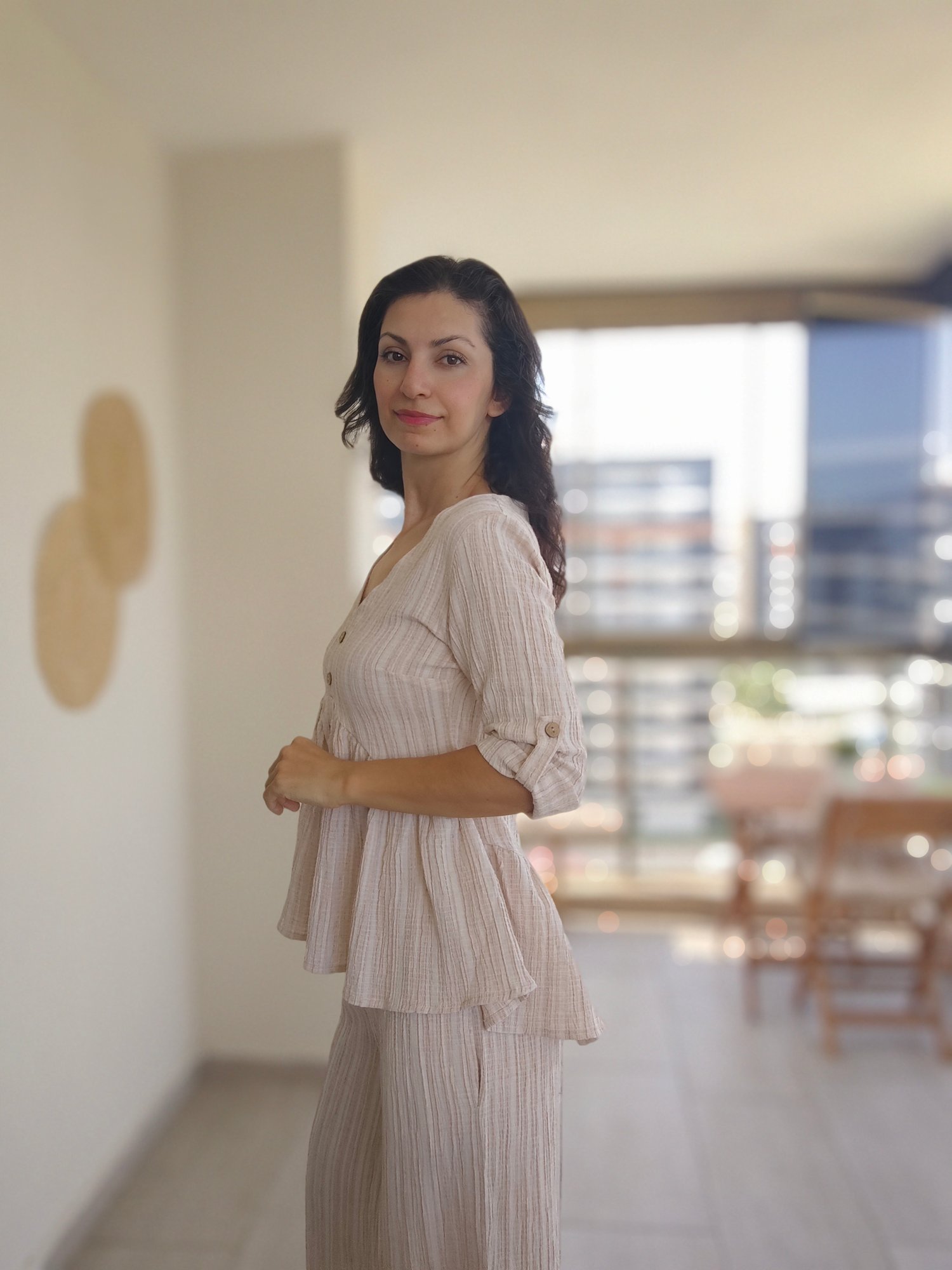 Düğme Detaylı Bluz
