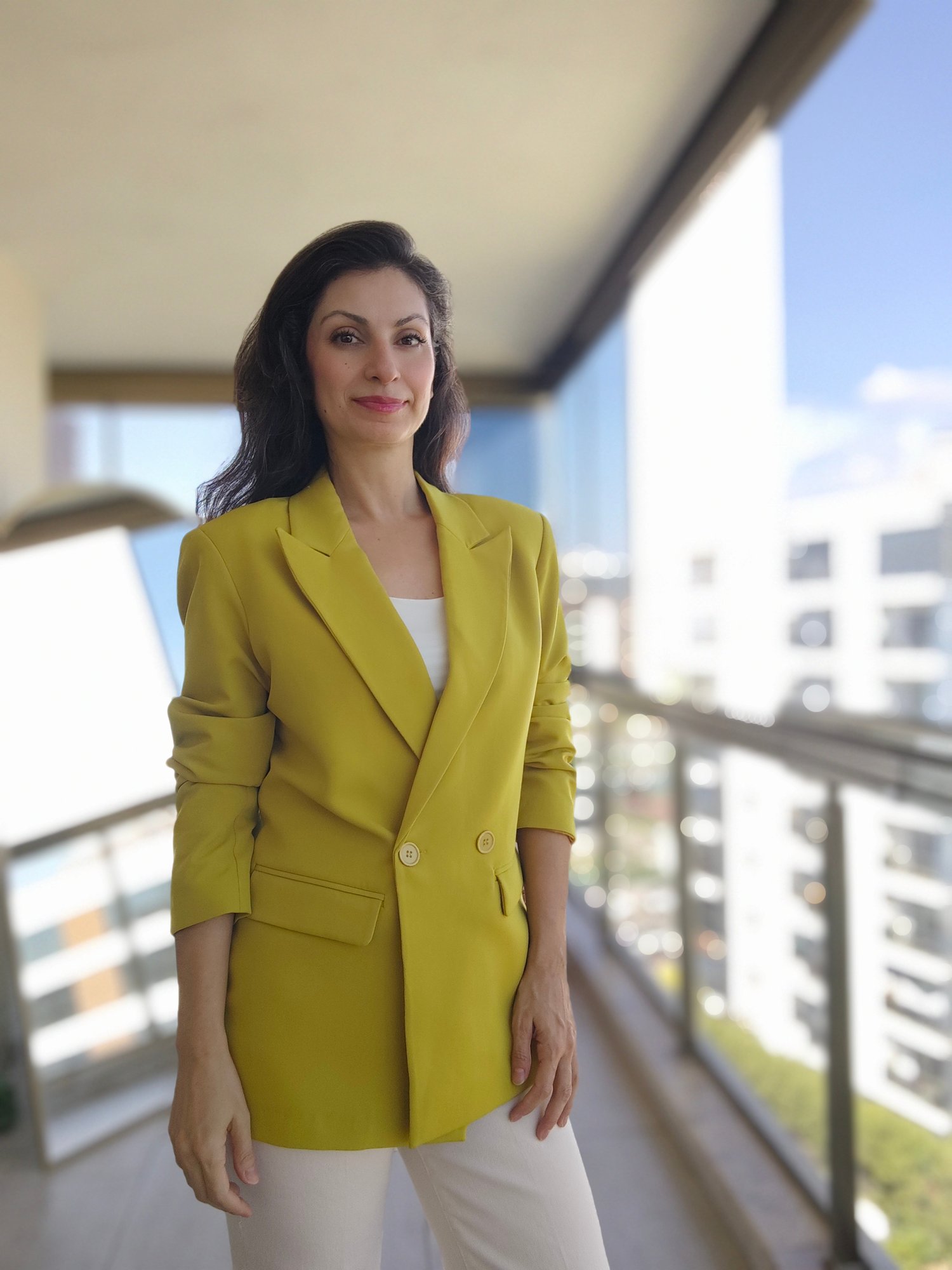 Fıstık Yeşili Blazer Ceket
