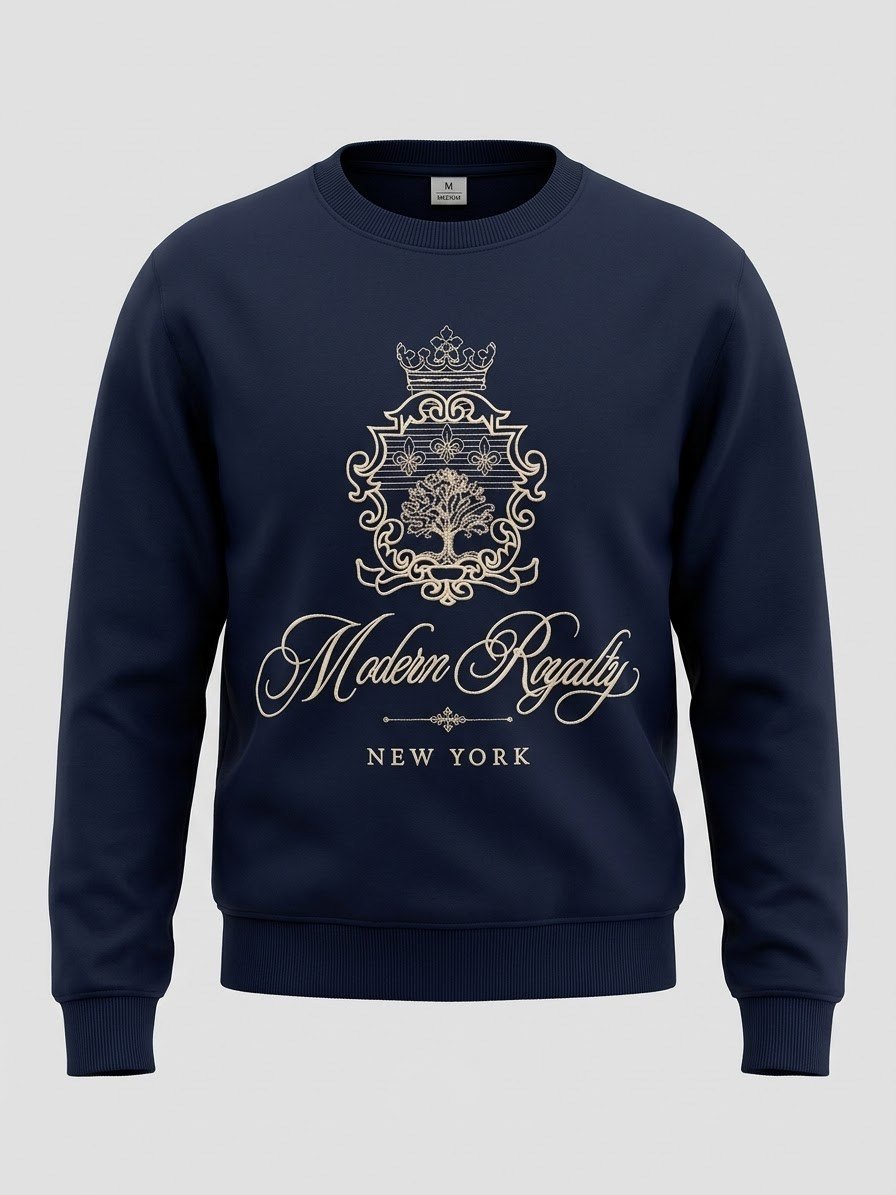 Lacivert Sweatshirt - 3478