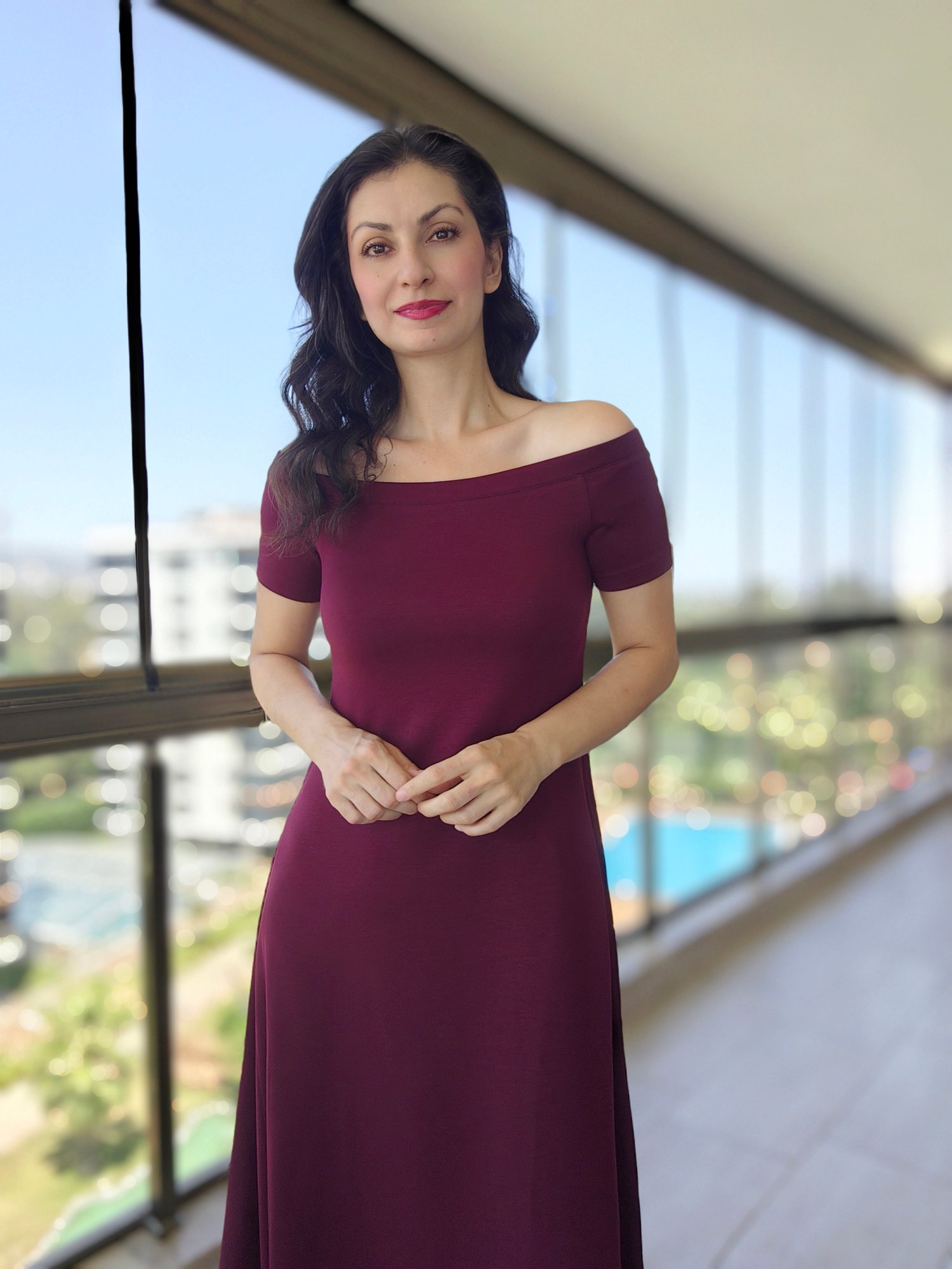 Madonna Yaka Modal Elbise