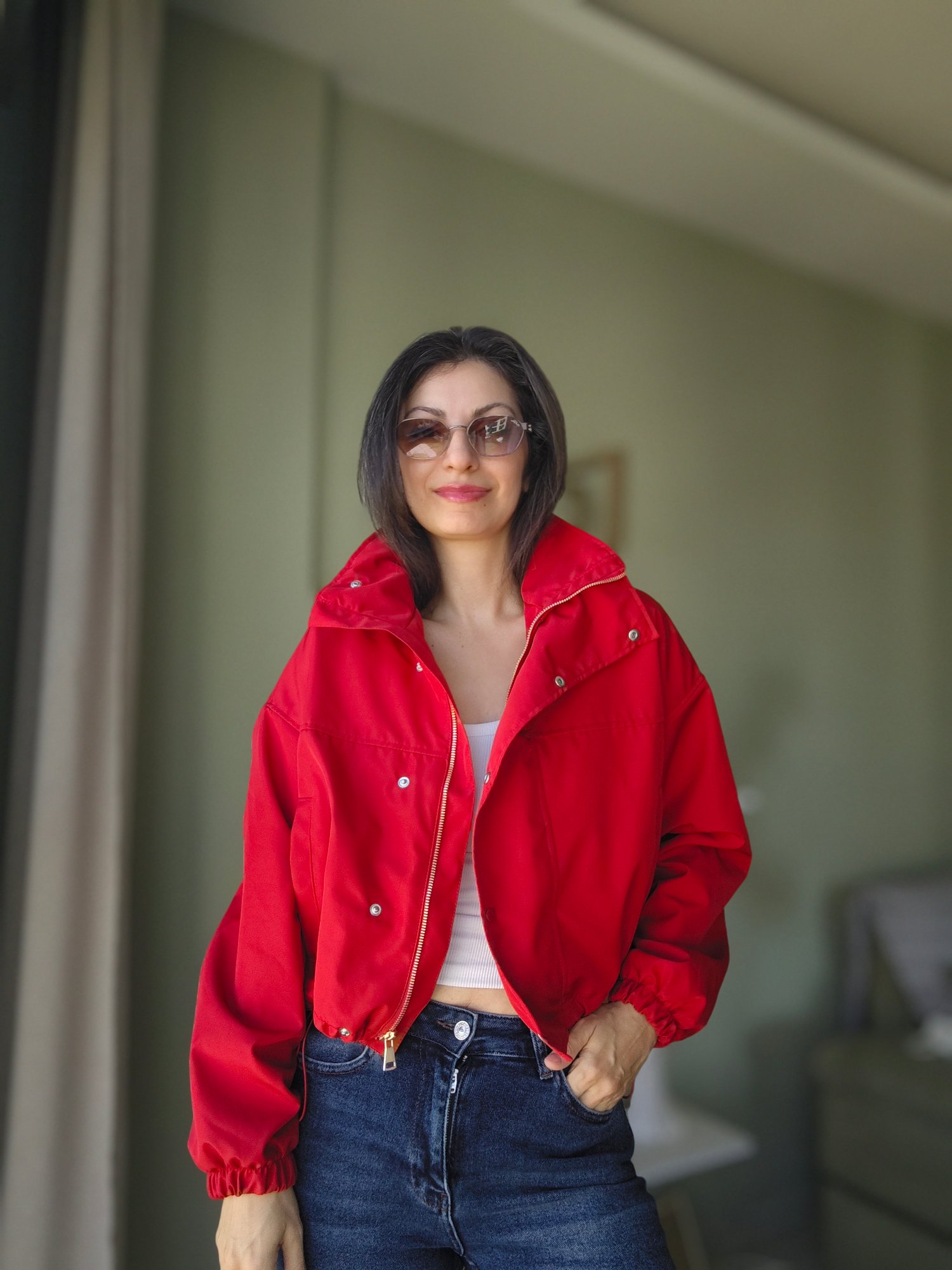 Marka Model Su Geçirmez Bomber Ceket