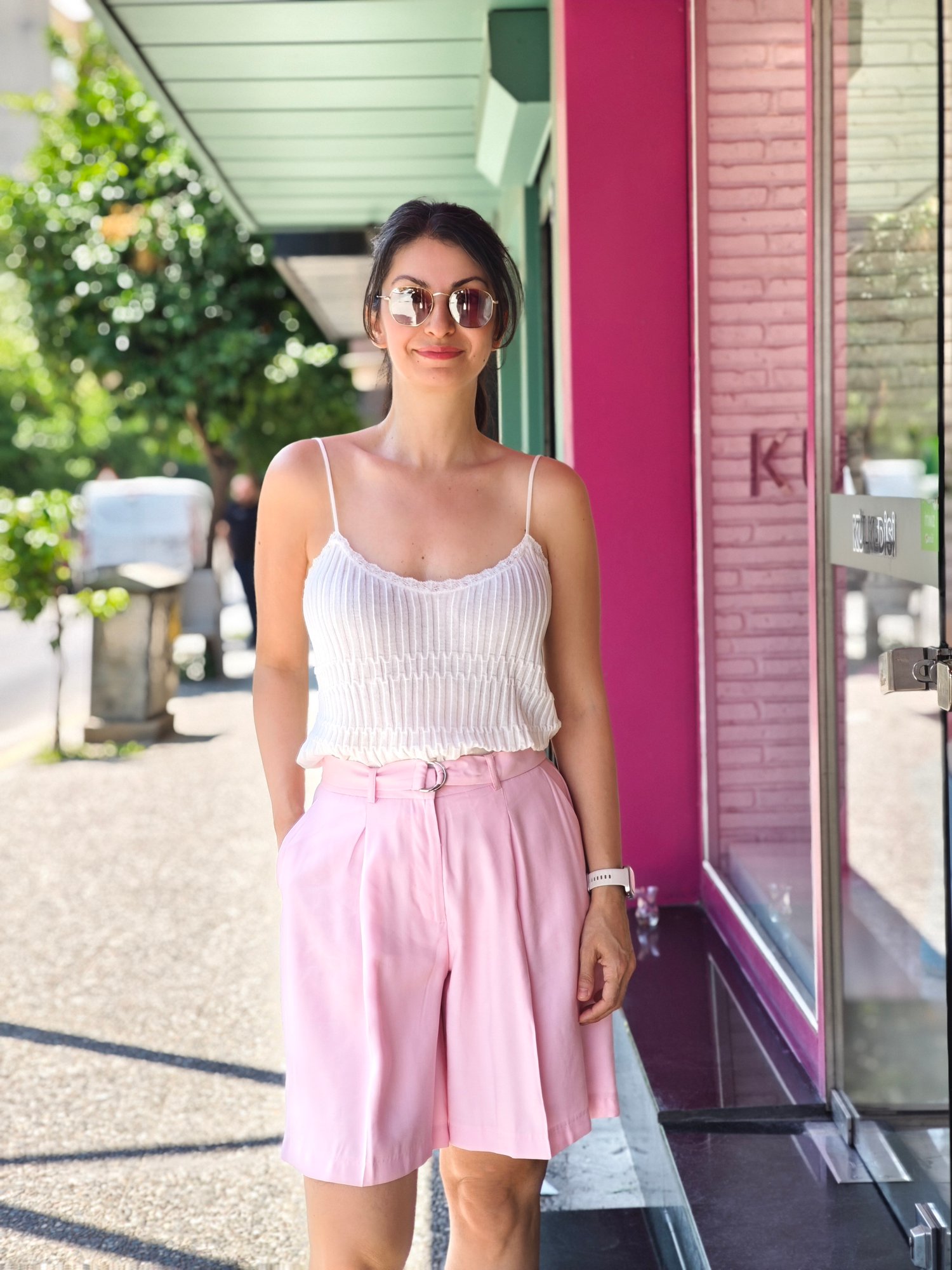 Pembe Şort 