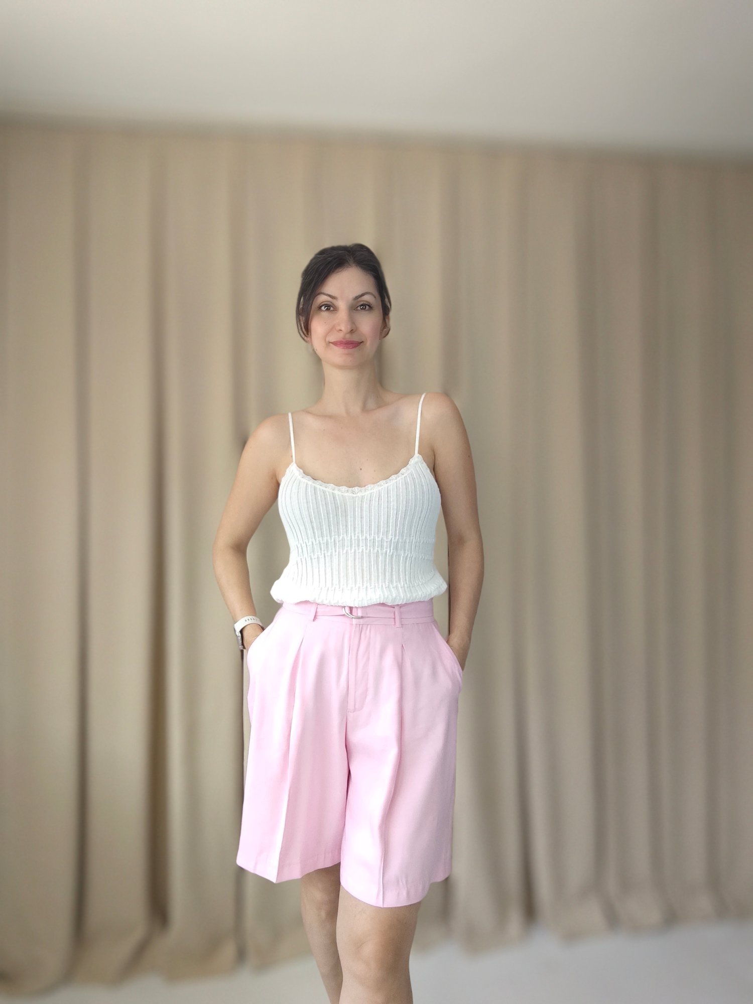 Pembe Şort 