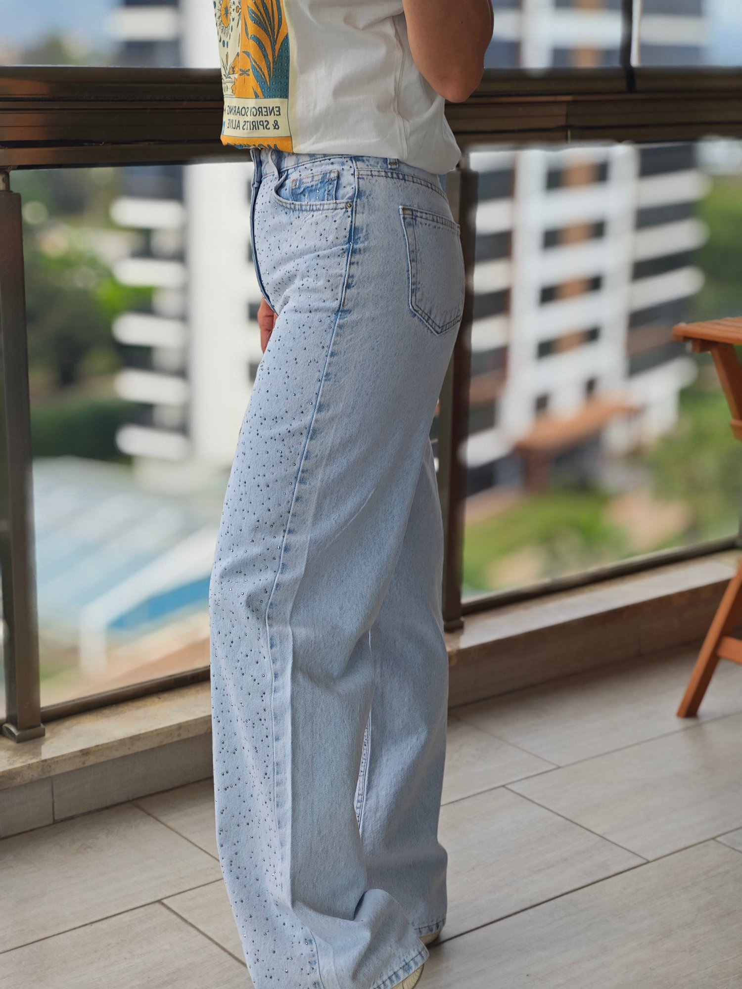 Taşlı Jean