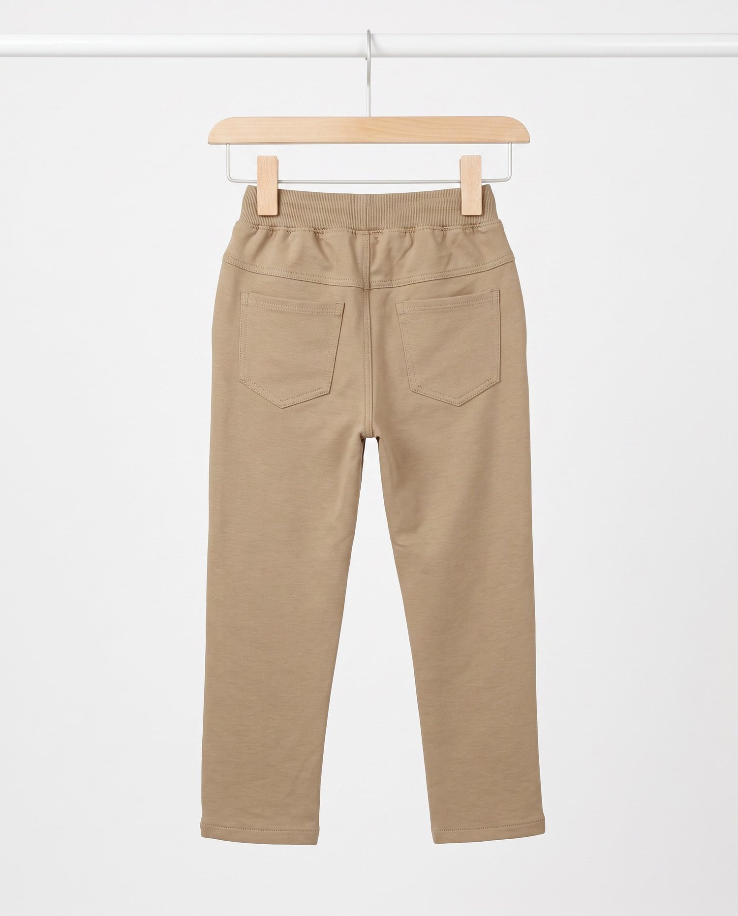 2828-2 Kompakt Penye Beli Lastikli Unisex Okul Eşofmanı (12-16) CAMEL