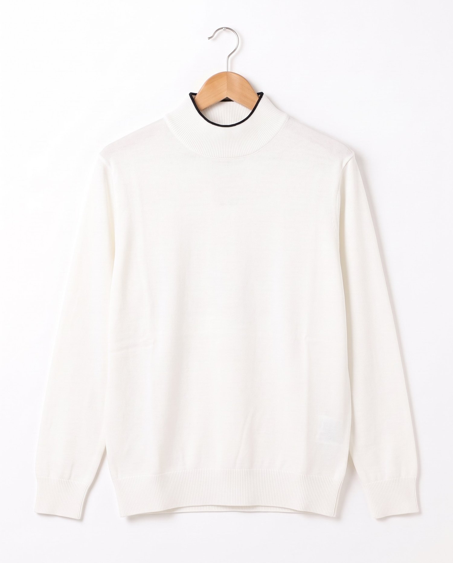30026 Balıkçı Yaka Triko Erkek Çocuk Sweat BEYAZ