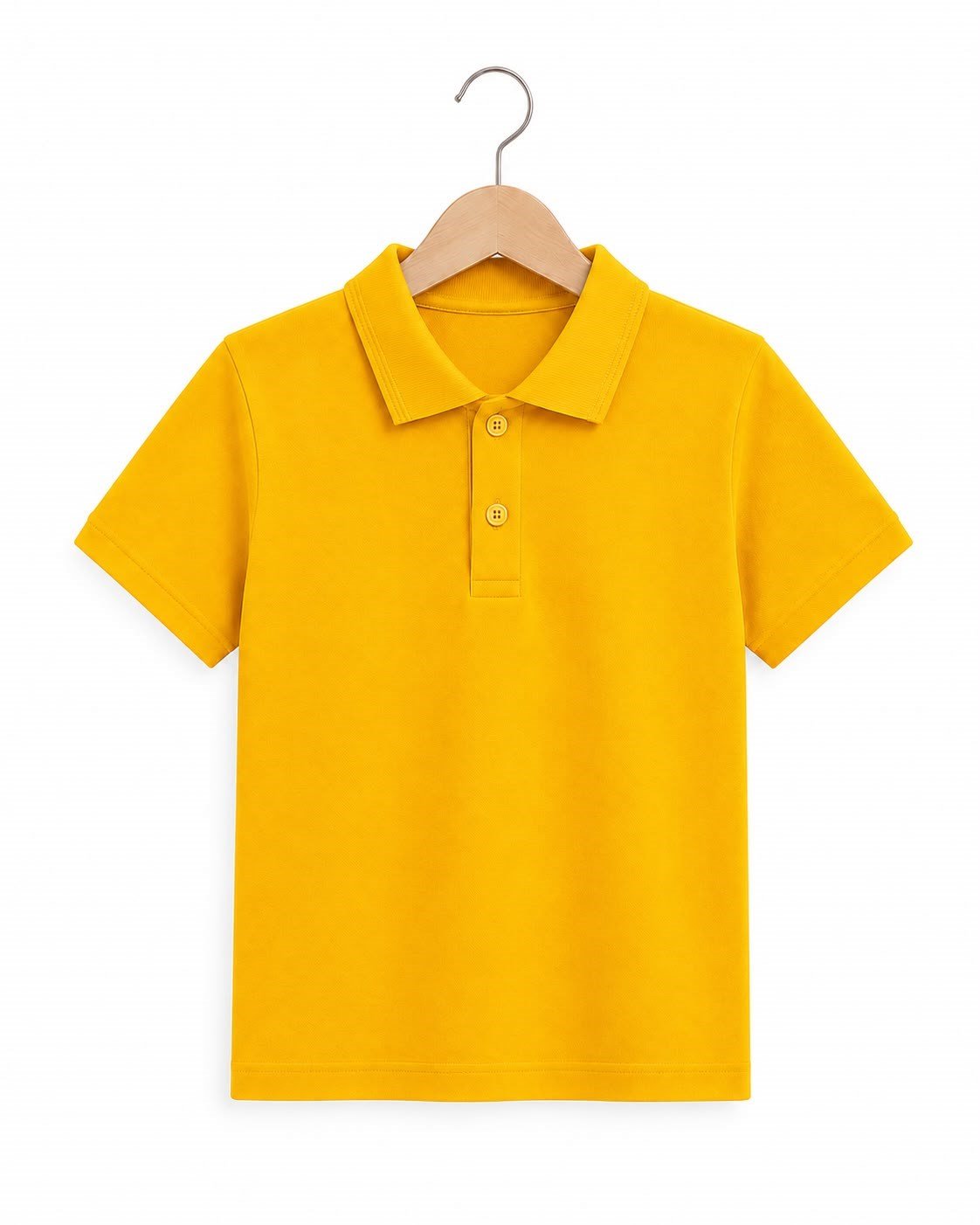 4582 Kısa Kol Polo Yaka Unisex Çocuk Lakos (11-14) SARI