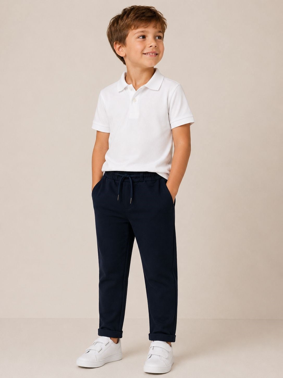 W4553 KOMPAKT PENYE PANTOLON LACİVERT