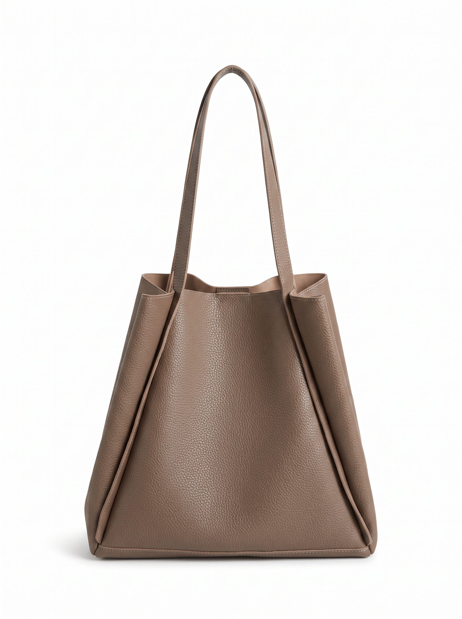 Basic Shopper Çanta Vizon