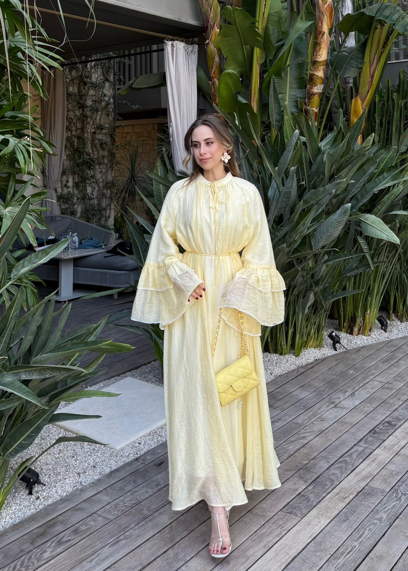 Princess Elbise Soft Sarı
