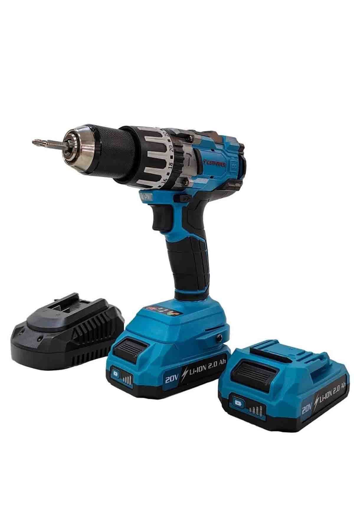 CATPOWER AKÜLÜ DARBELİ VİDALAMA Li-ion 120NM (MAKİNE) KÖMÜRSÜZ 13 MM +(4.0 Ah Akü)+(Hızlı Şarj Cihazı)