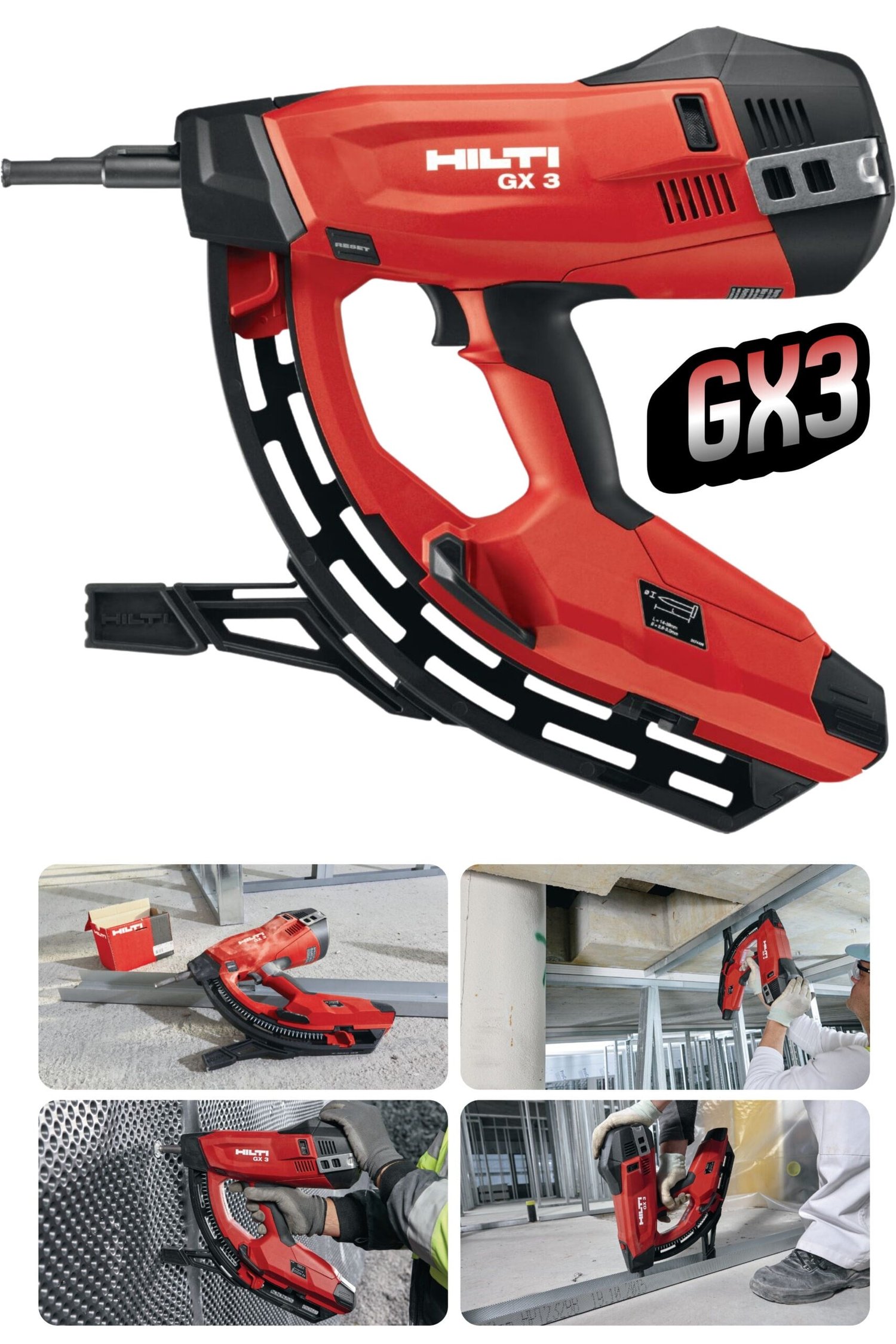 HILTI GAZLI ÇİVİ ÇAKMA TABANCASI