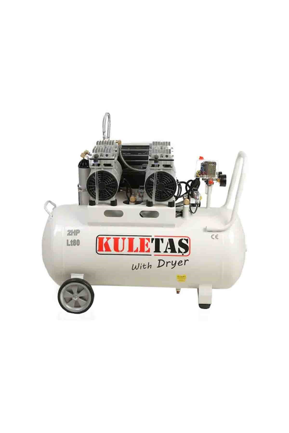 KULETAŞ SESSİZ KURUTUCULU HAVA KOMPRESÖRÜ 80LT 2HP
