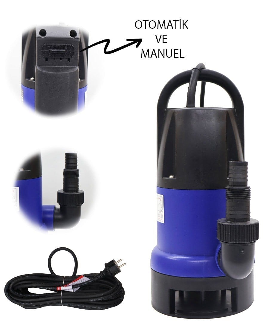 MURCELL MAVİ GİZLİ PLASTİK DALGIÇ POMPA