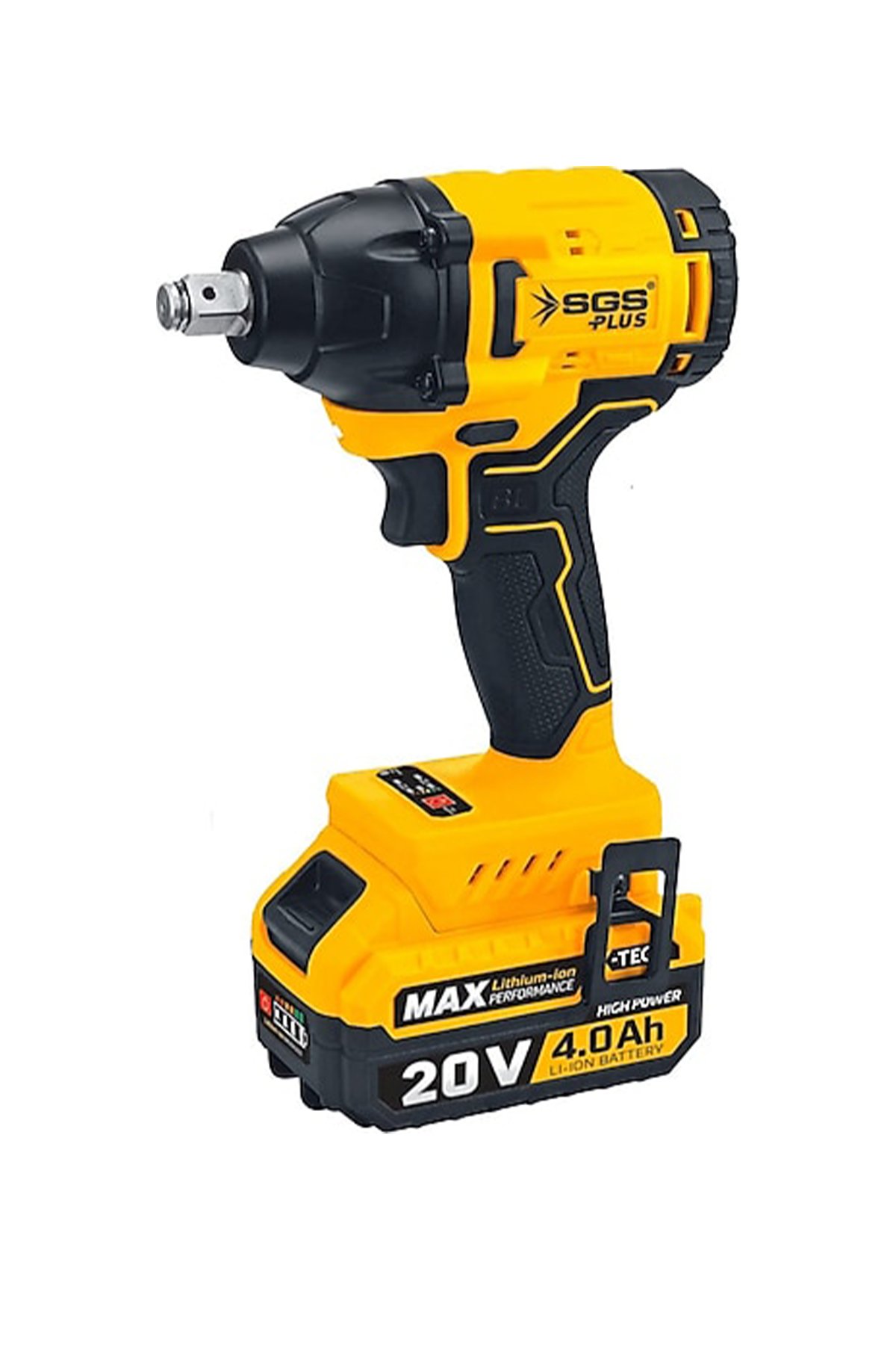 SGS DARBELİ SOMUN SIKMA SETİ 330 NM TORK 20V 1/2” 2*4.0AH (KÖMÜRSÜZ MOTOR)